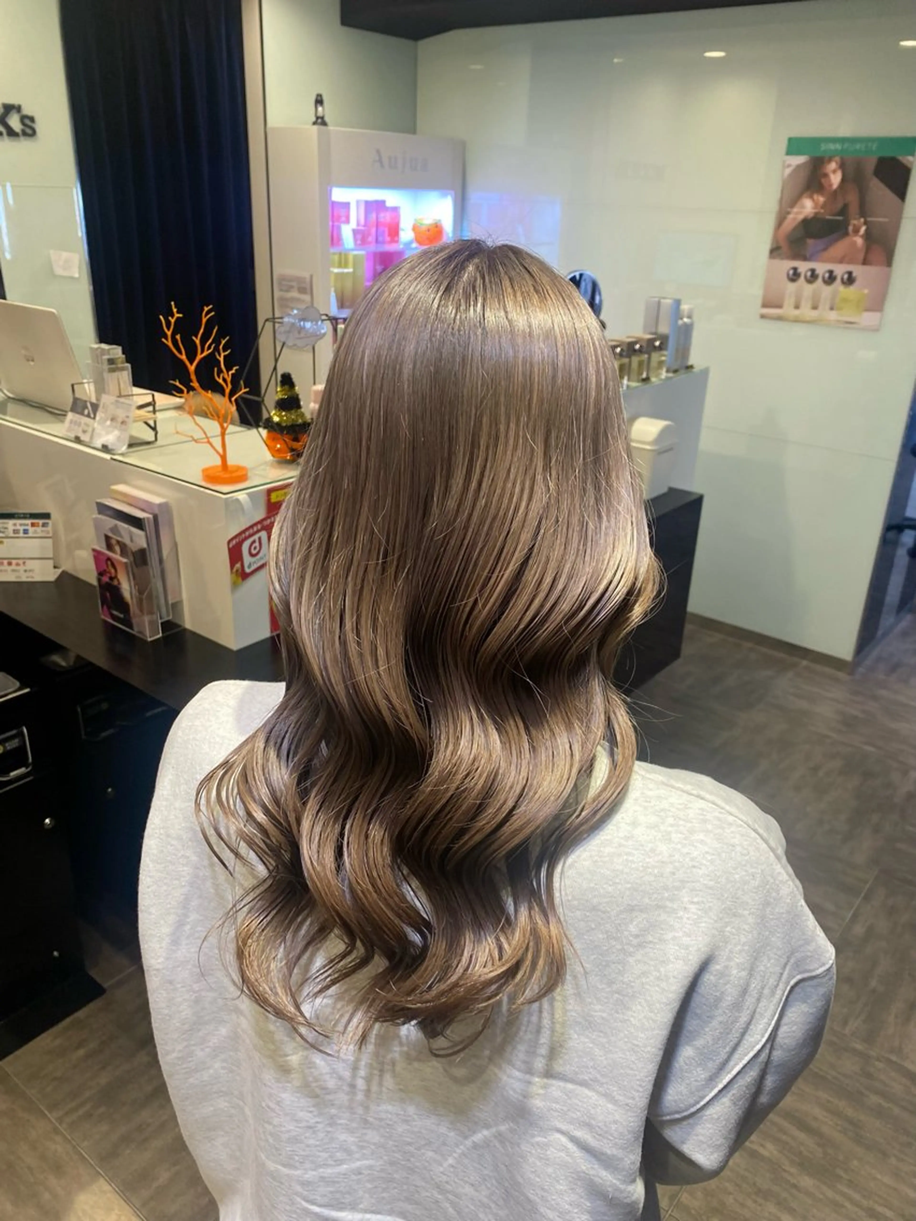 セミロング ヘアカラー トリートメント 【カラー指名No 1✨】原田響のヘアスタイル