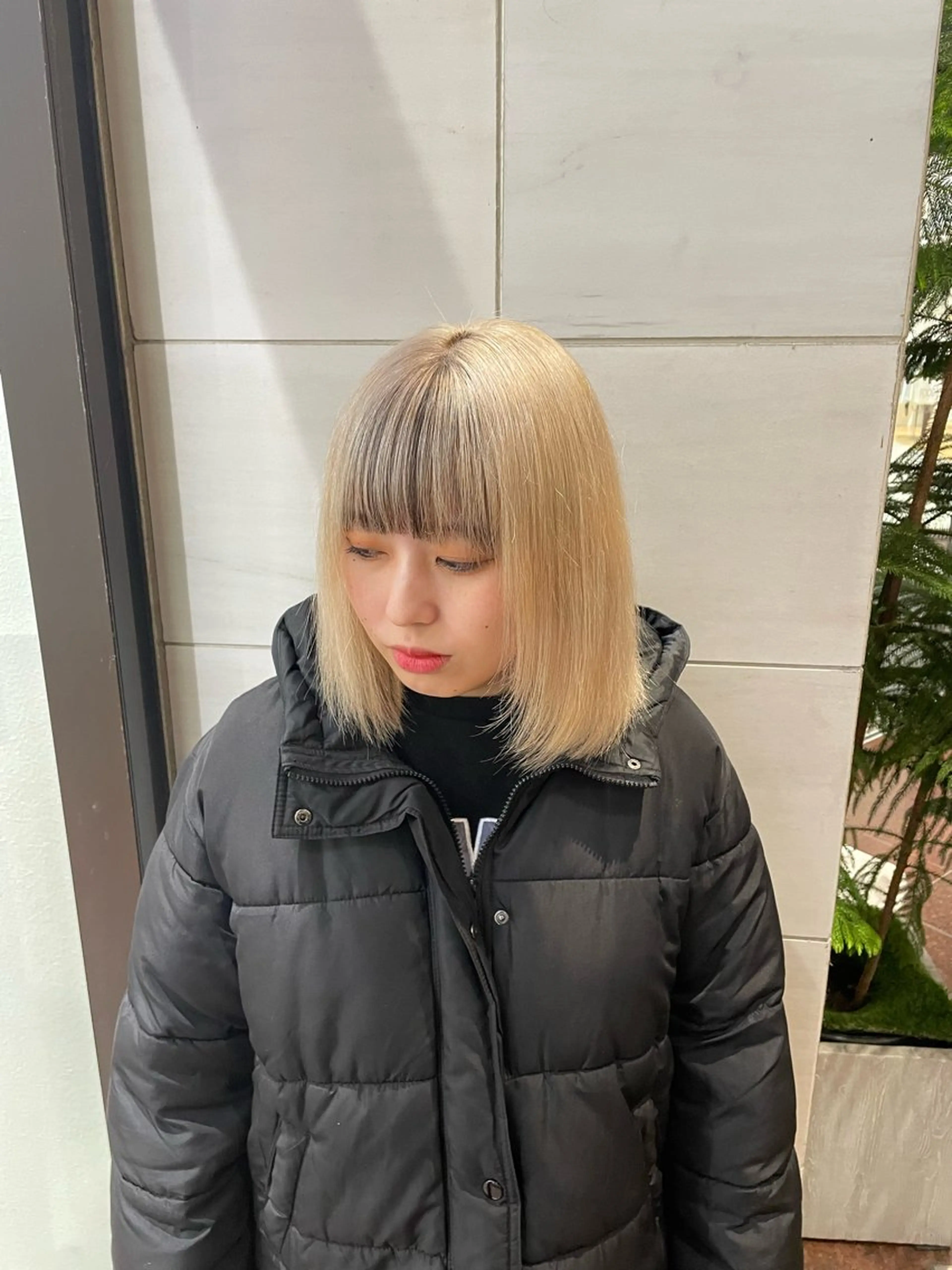 ミディアム カラー ブロンド ヘアカラー ハイトーン/ブリーチ /hikaruのヘアスタイル