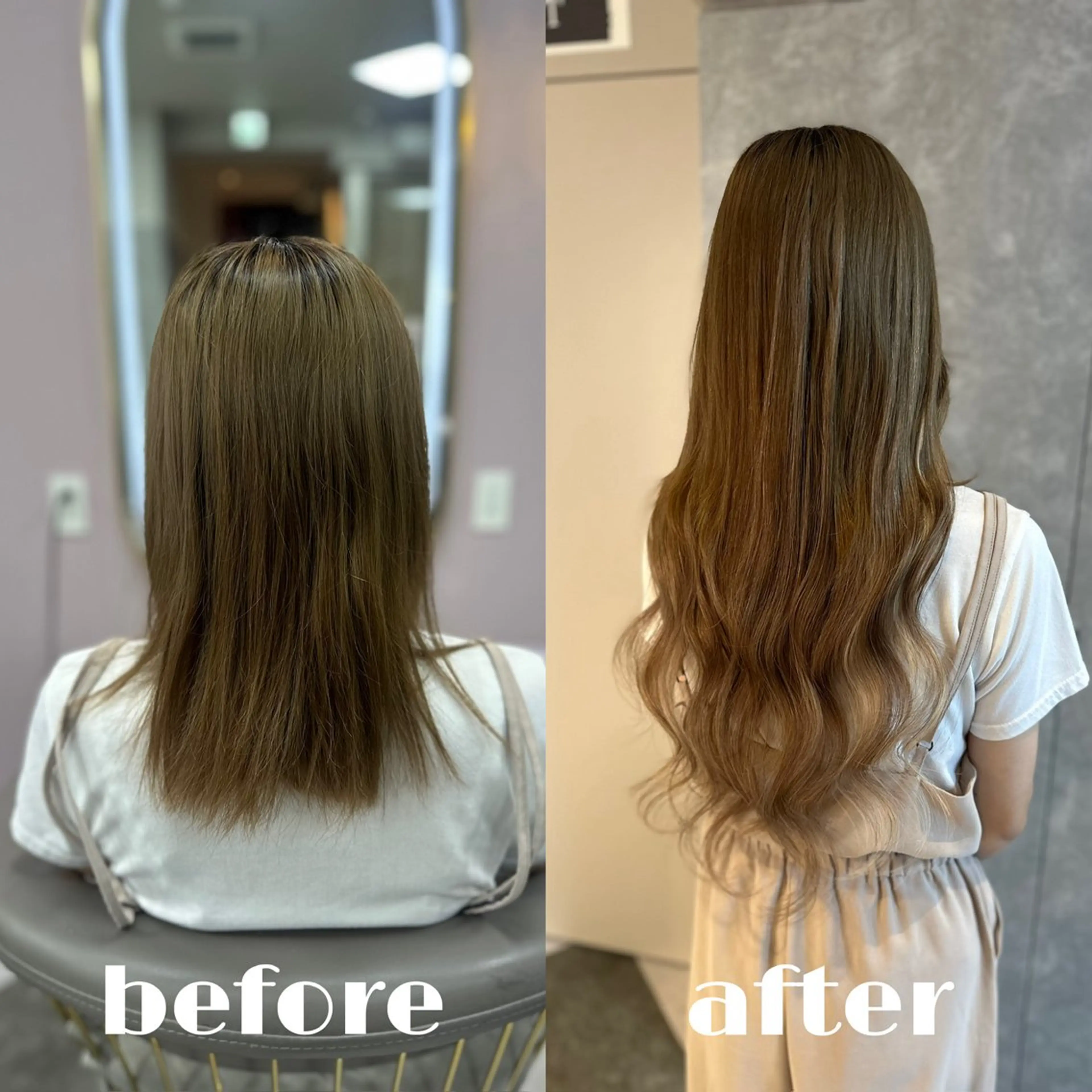 ロング ガルボヘアー心斎橋所属・プルエクステカラー専 門店ガルボヘアーのヘアスタイル