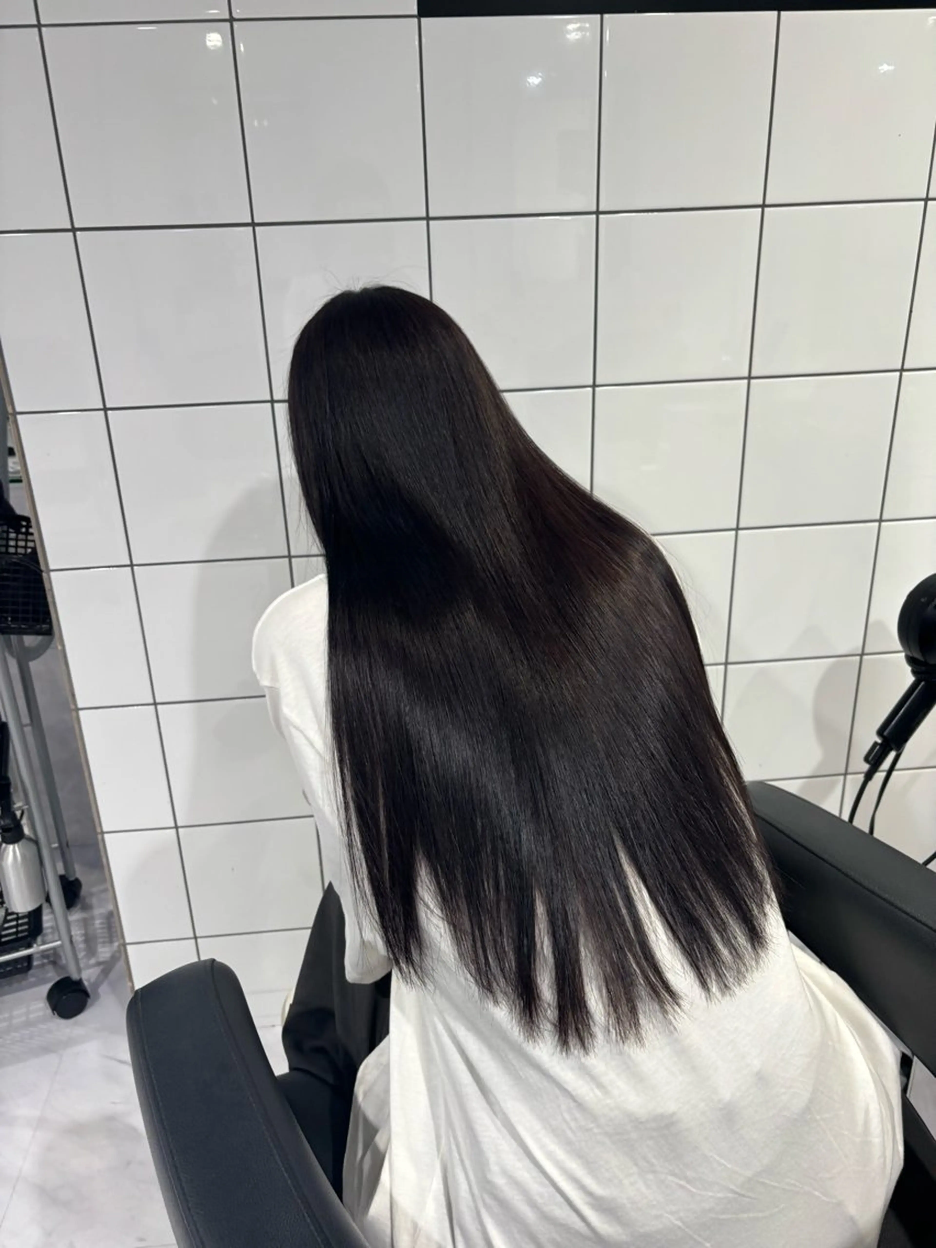 ロング カラー ディープラベンダー ラベンダーカラー ヘアカラー トリートメント ヘッドスパ ヘアセット 表参道♡暗髪^ྀི 艶カラー♡アユミのヘアスタイル
