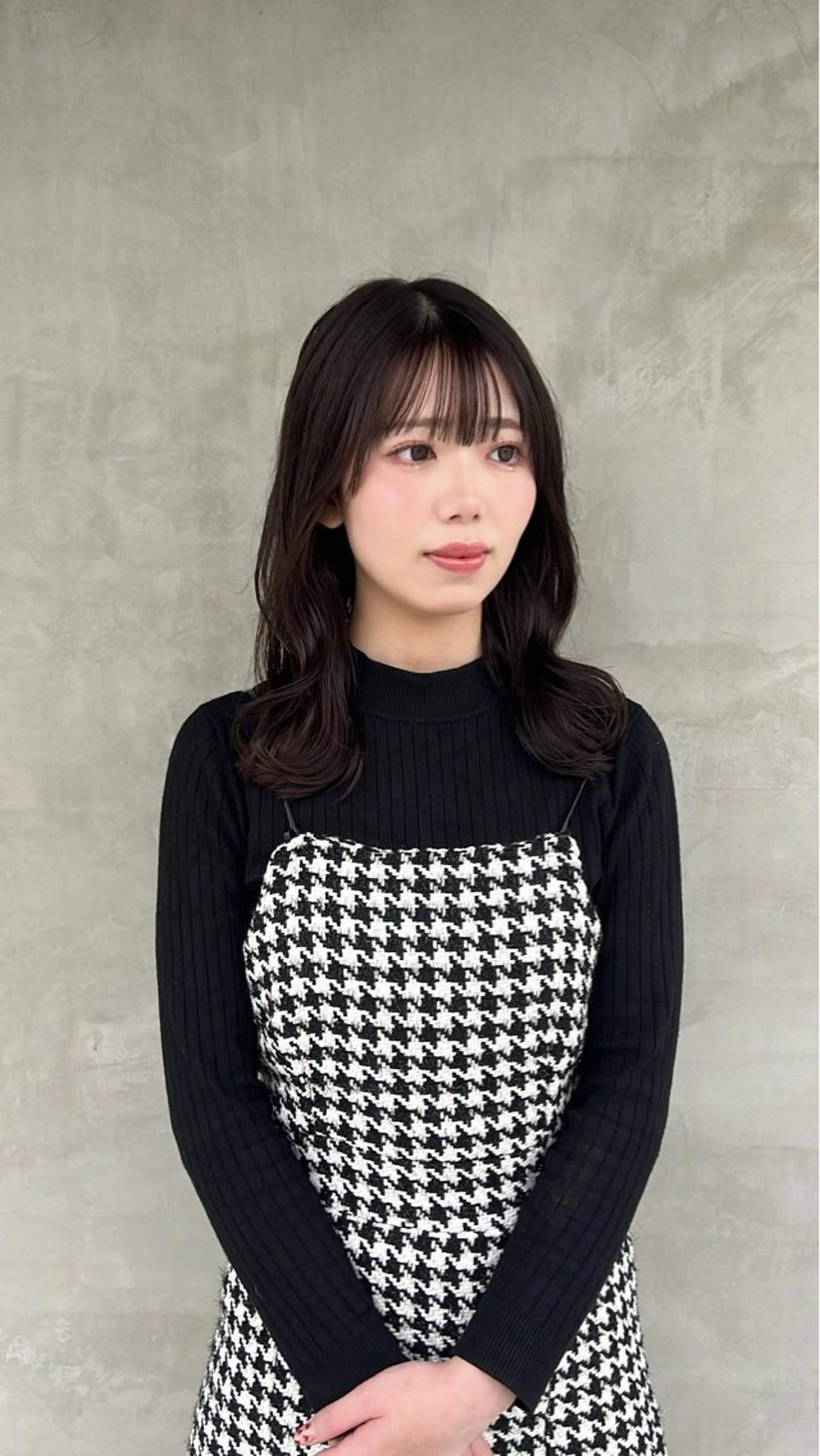 ミディアム カット トリートメント 岩元 洸のヘアスタイル