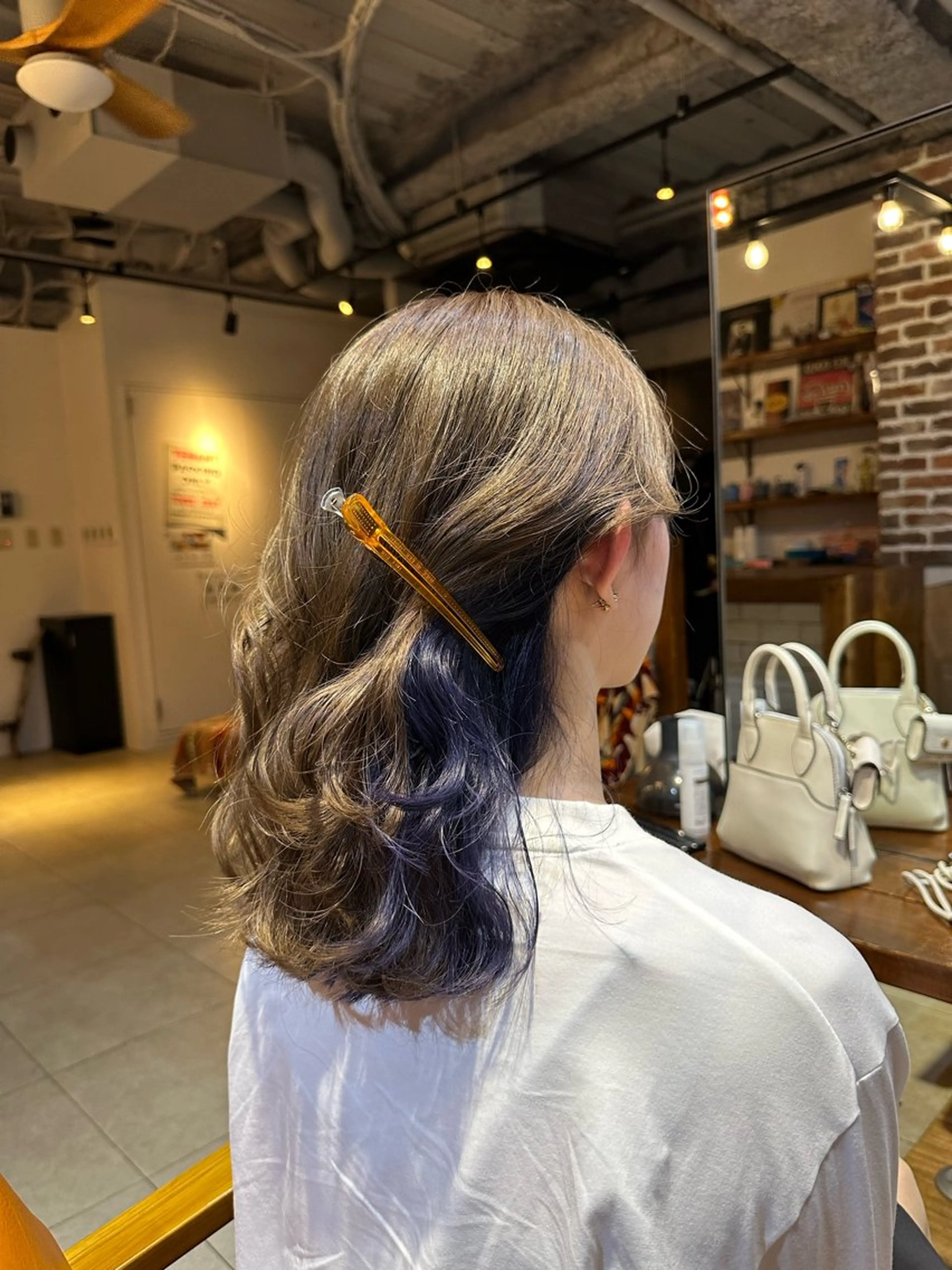 セミロング レイヤーカット🫧／ ブリーチ✨TOWAのヘアスタイル