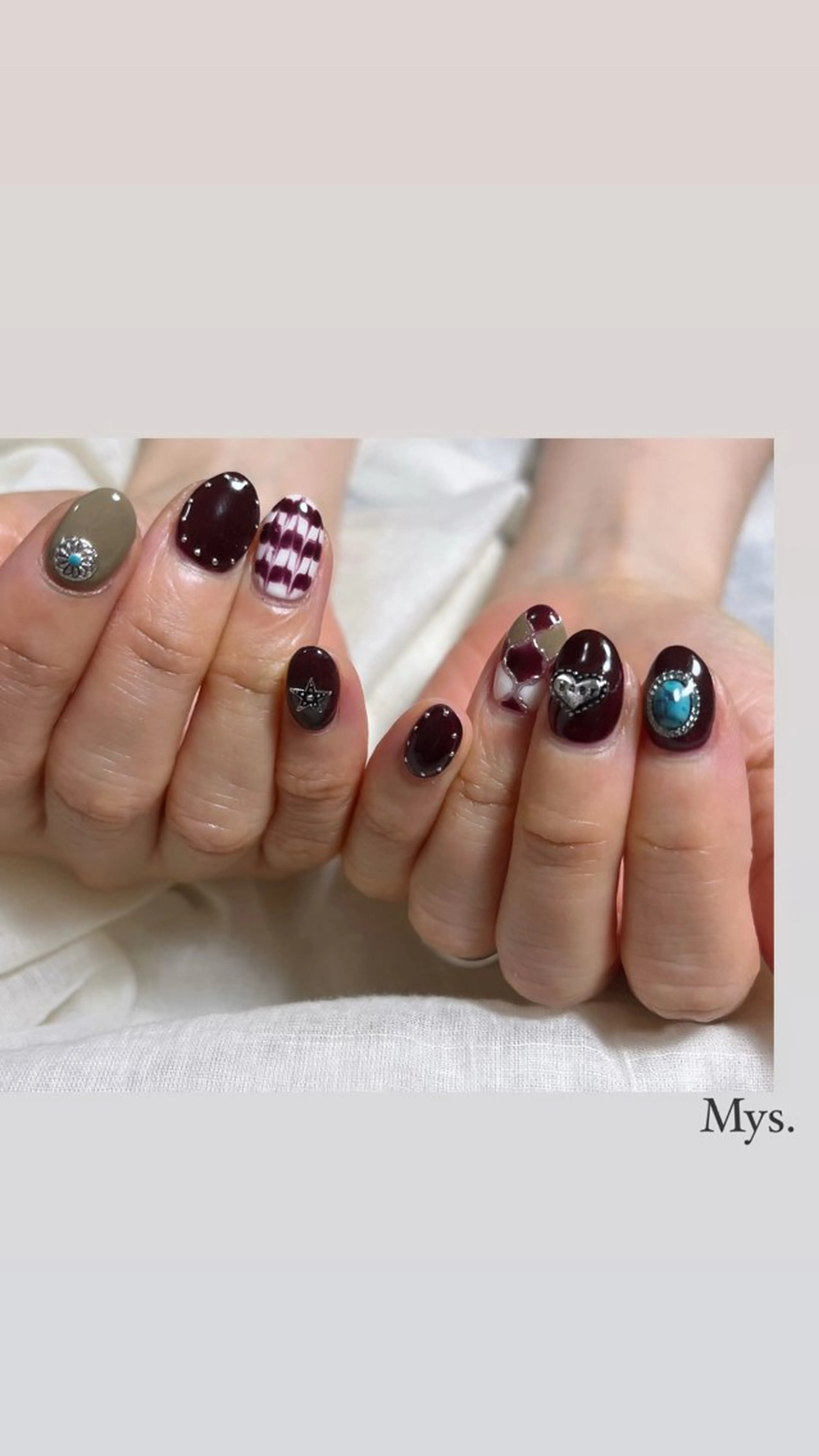 ネイル Mys. 松本結衣のネイルデザイン