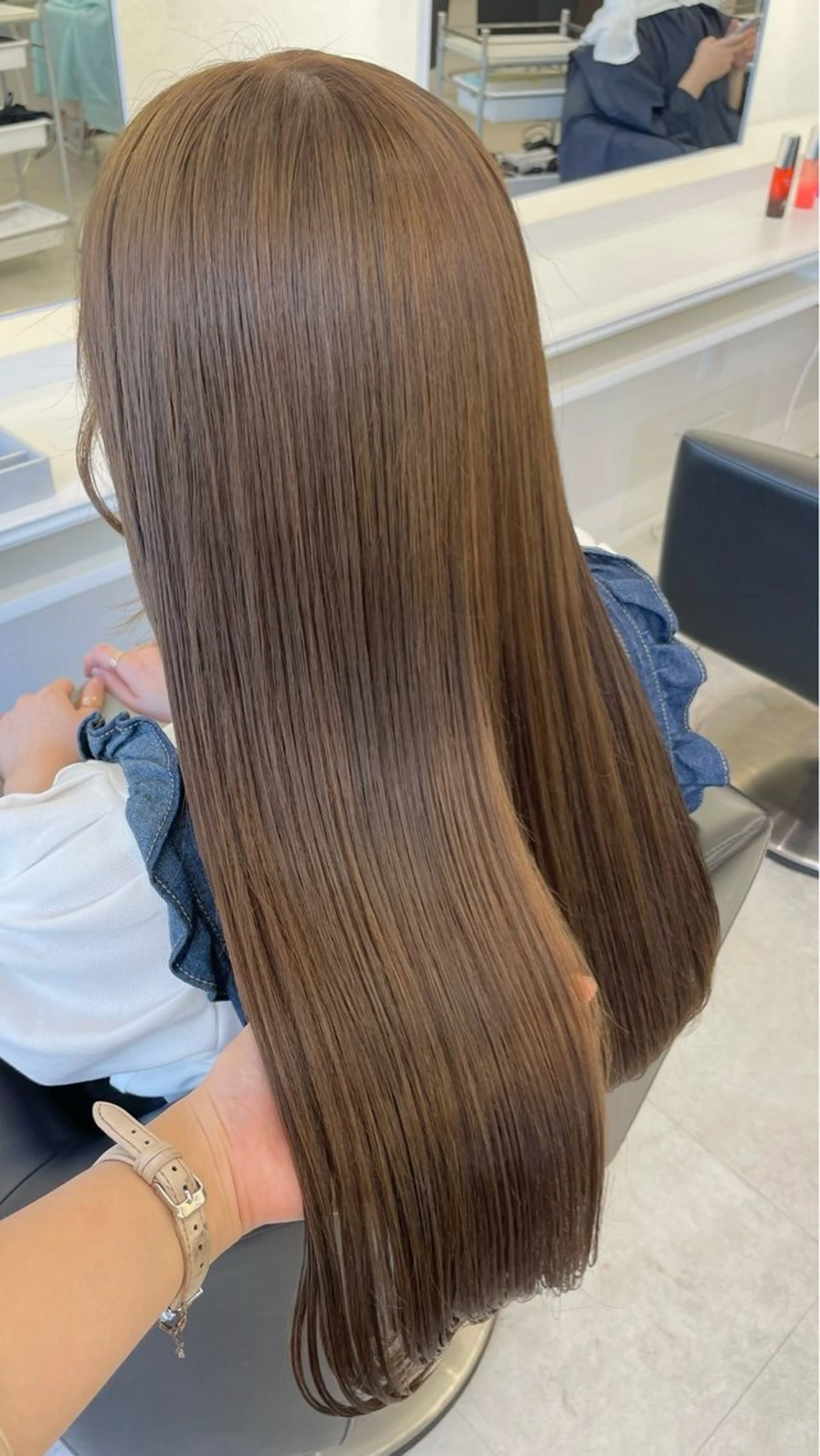 カラー ヘアカラー トリートメント ParveMix 🩶🫧入江 香名のヘアスタイル