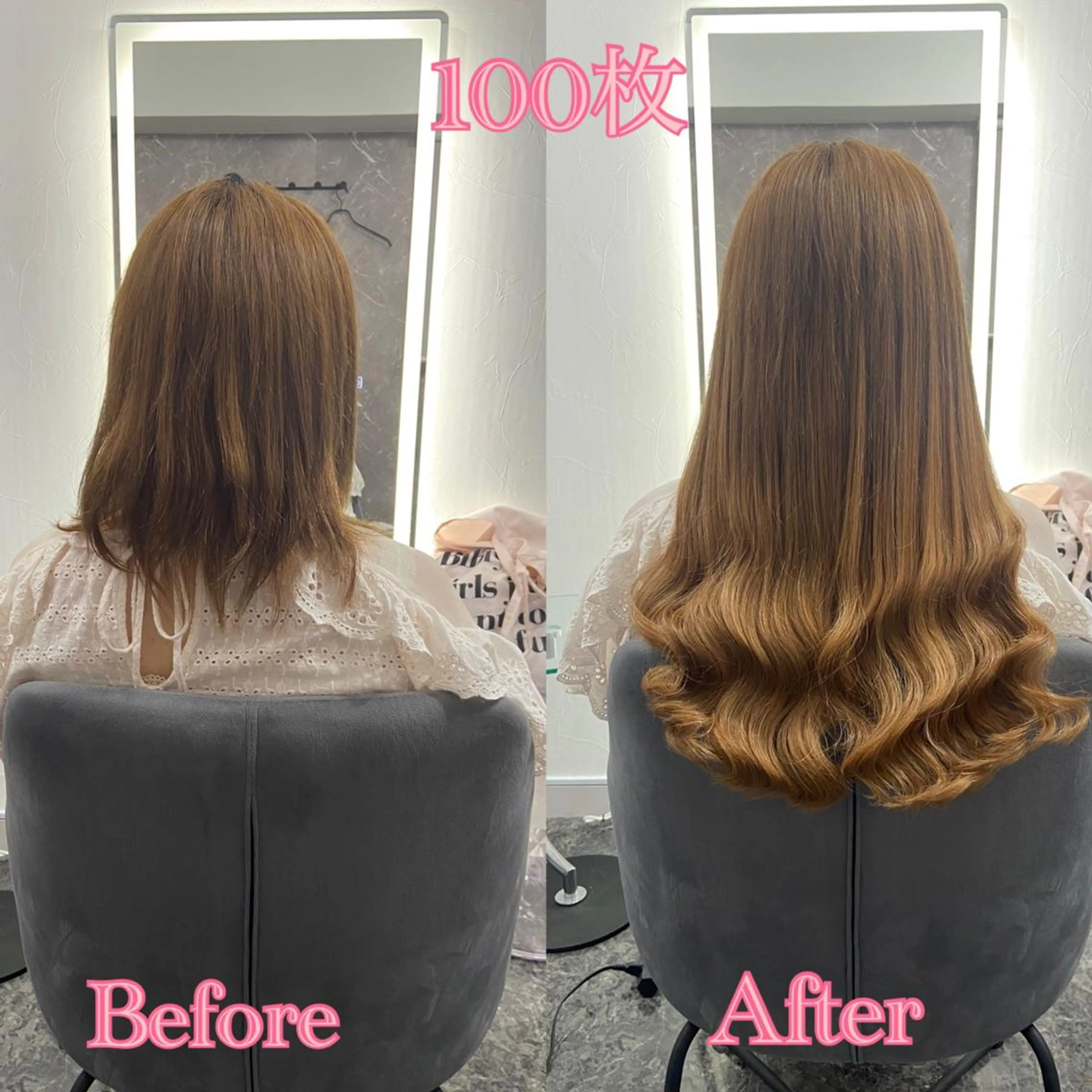 ショート シールエクステ エクステ エクステ シールエクステ ♡SAORI♡のヘアスタイル