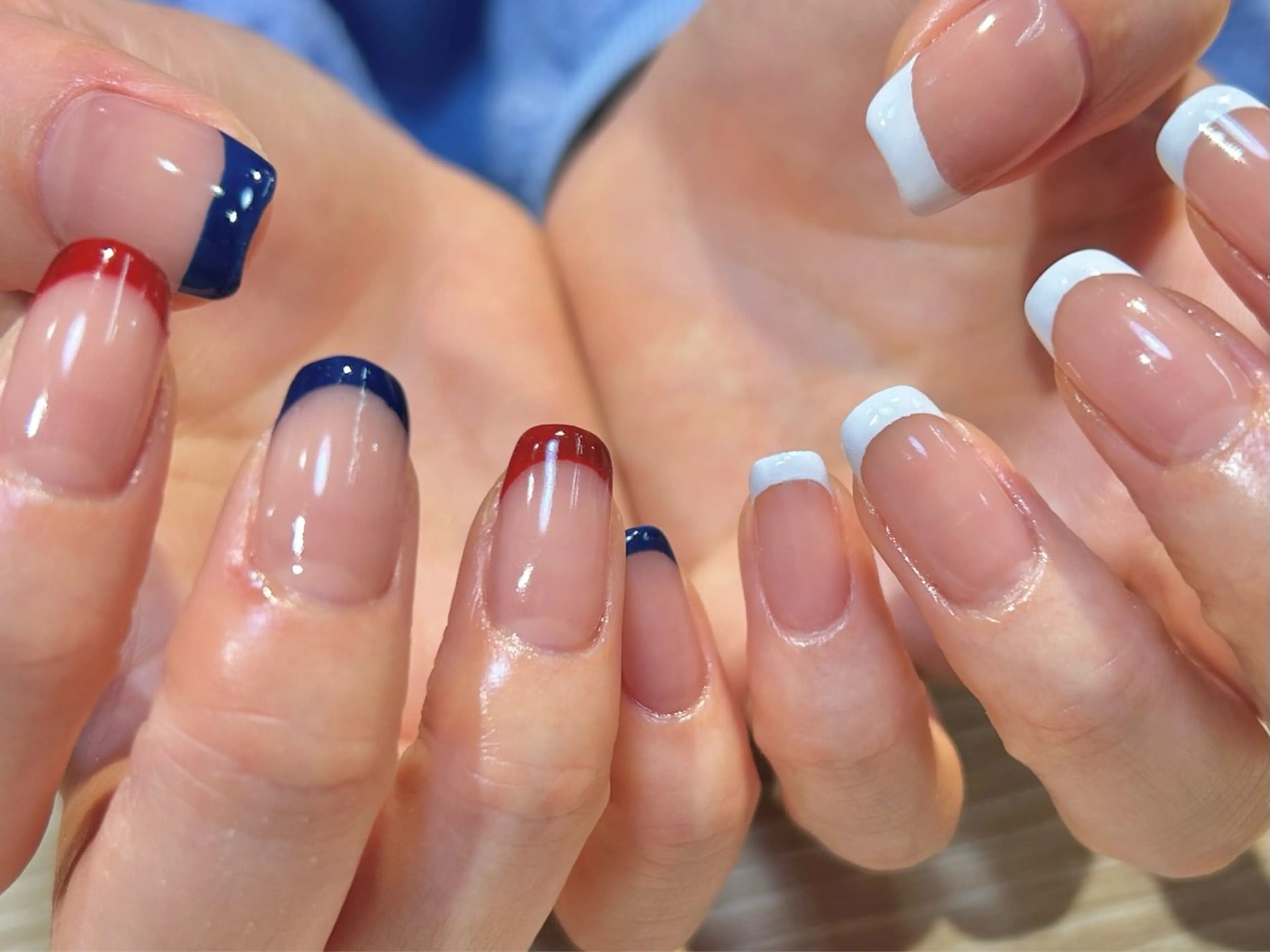 ネイル フレンチネイル ハンドネイル nail salon  Aym所属・nail salon Aymのネイルデザイン