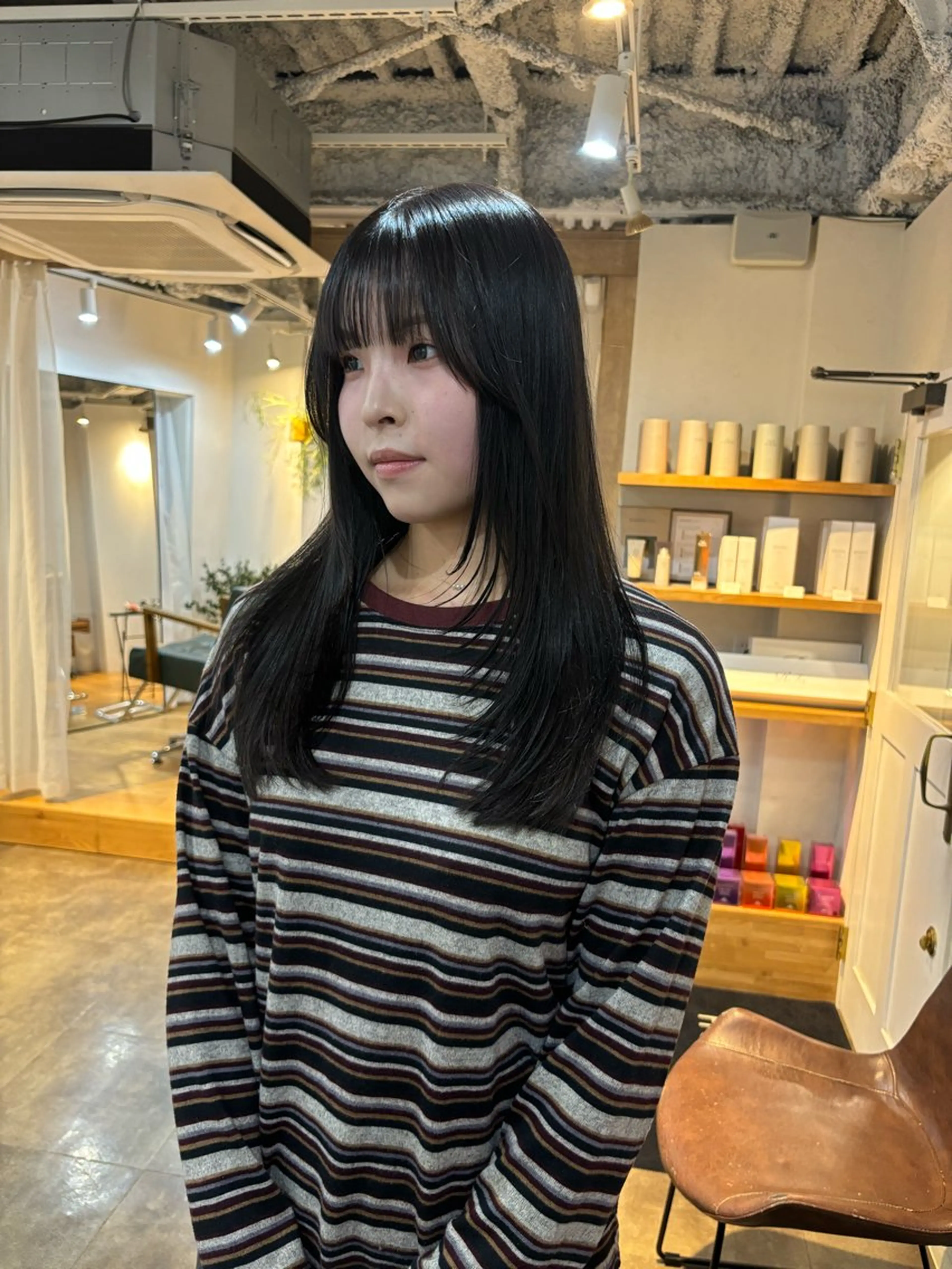 ミディアム レイヤーカット 林　蓮 /レイヤー/ボブのヘアスタイル