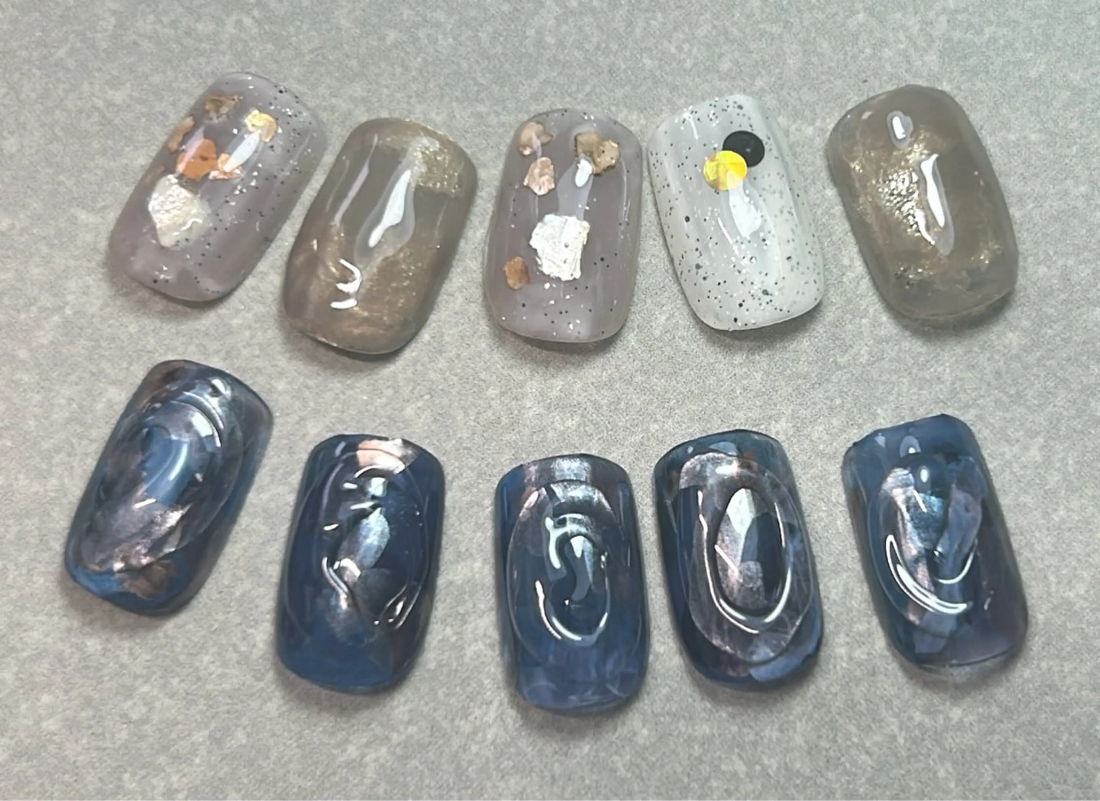 ネイル フットネイル ニュアンスネイル ハンドネイル amo_nail 岡山市南区自宅ネイルのネイルデザイン