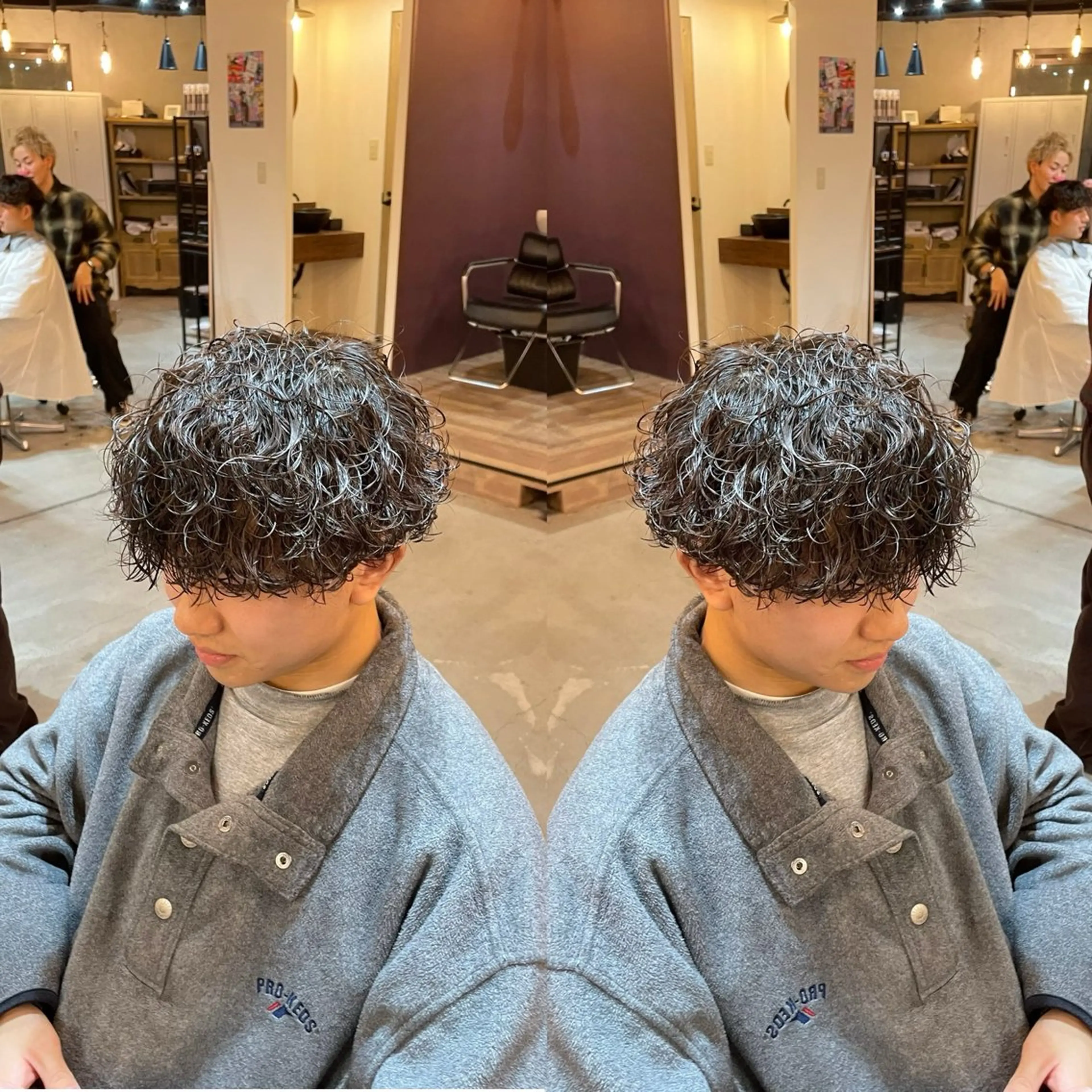 メンズ ショート/スパイキー /メンズパーマ/結希のヘアスタイル