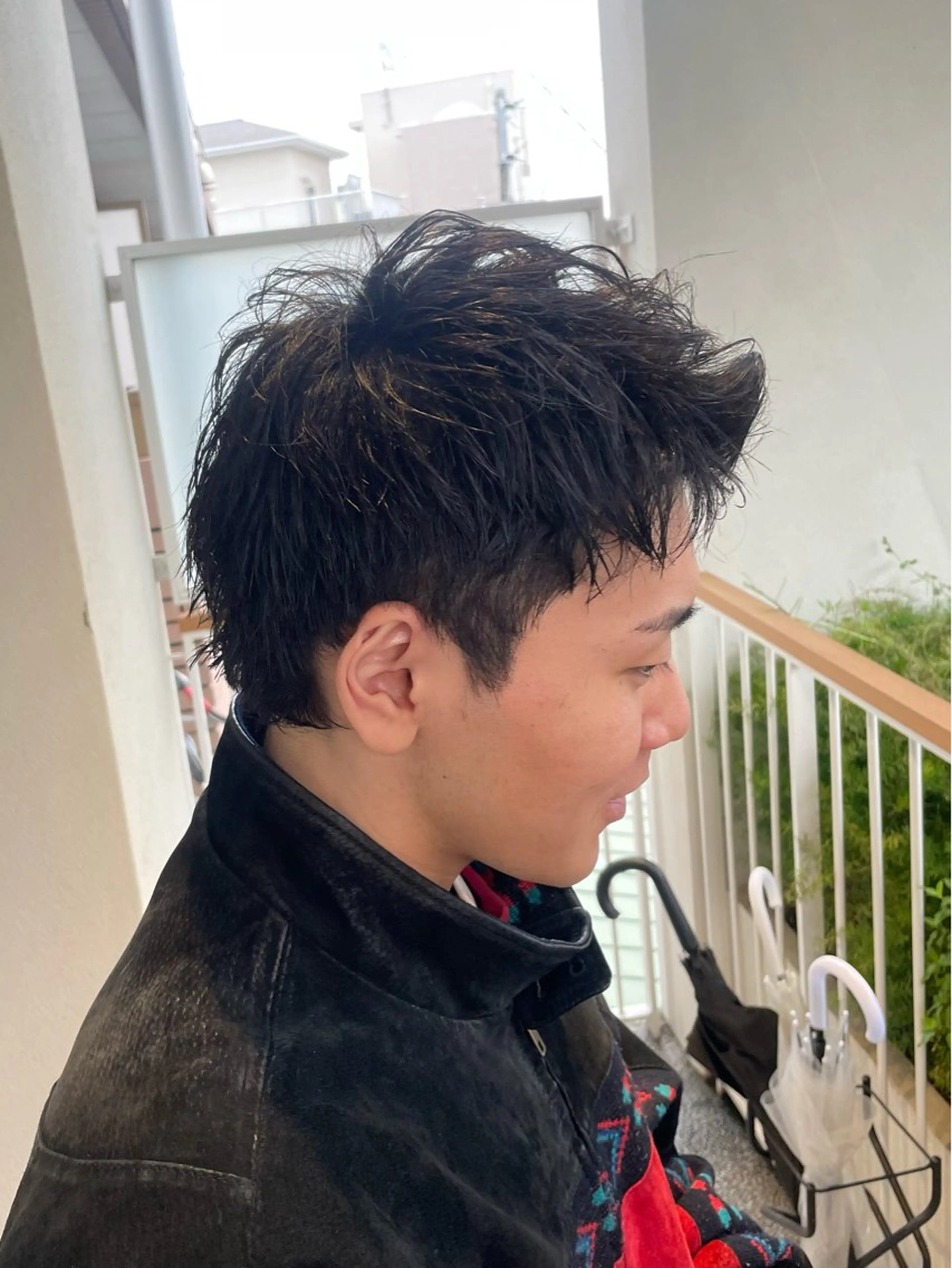 メンズ カット トリートメント ヘッドスパ ヘアセット メンズモテパーマ💙 fuwaのヘアスタイル