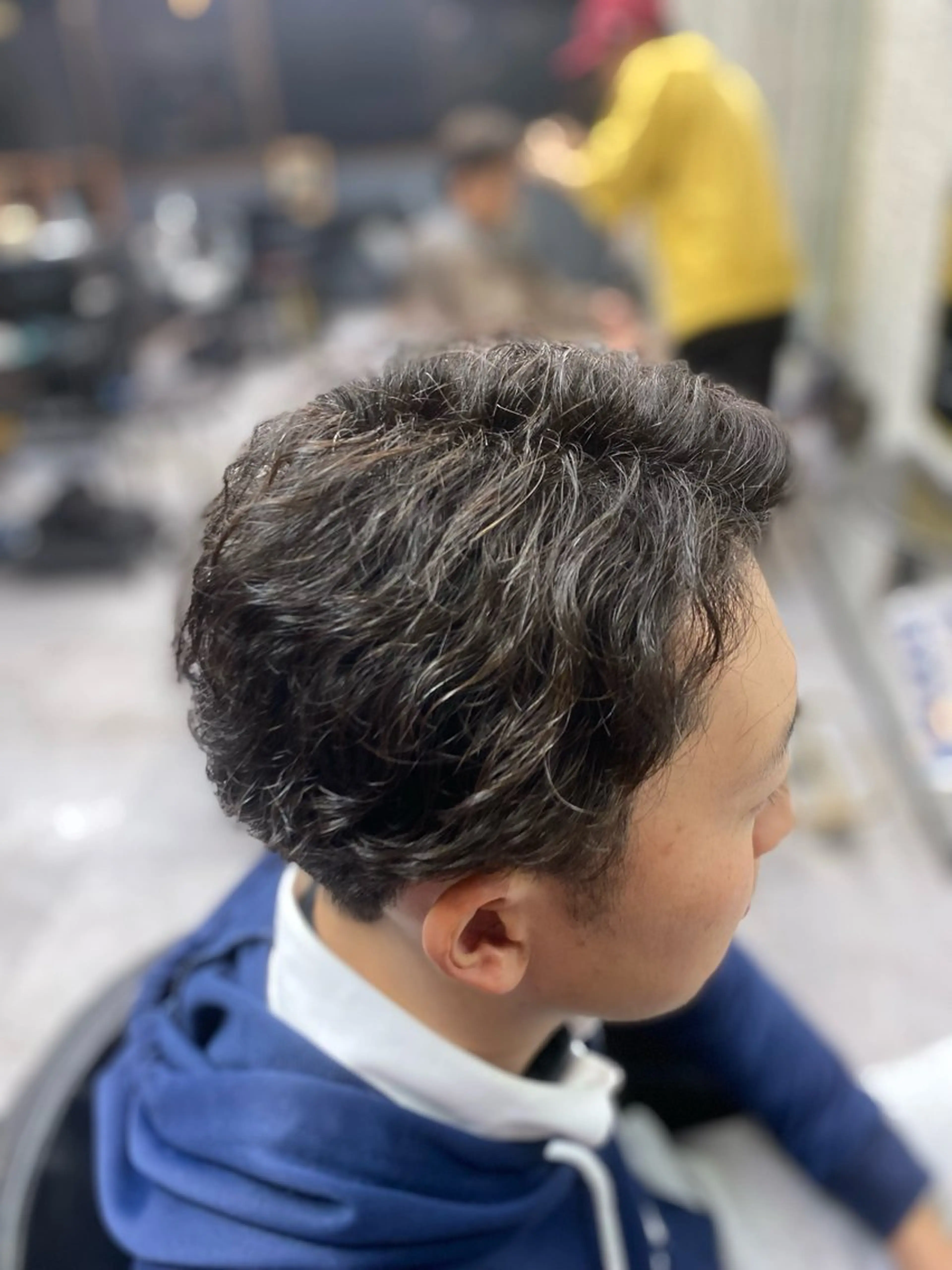 ショート パーマ 池田 亮雅のヘアスタイル