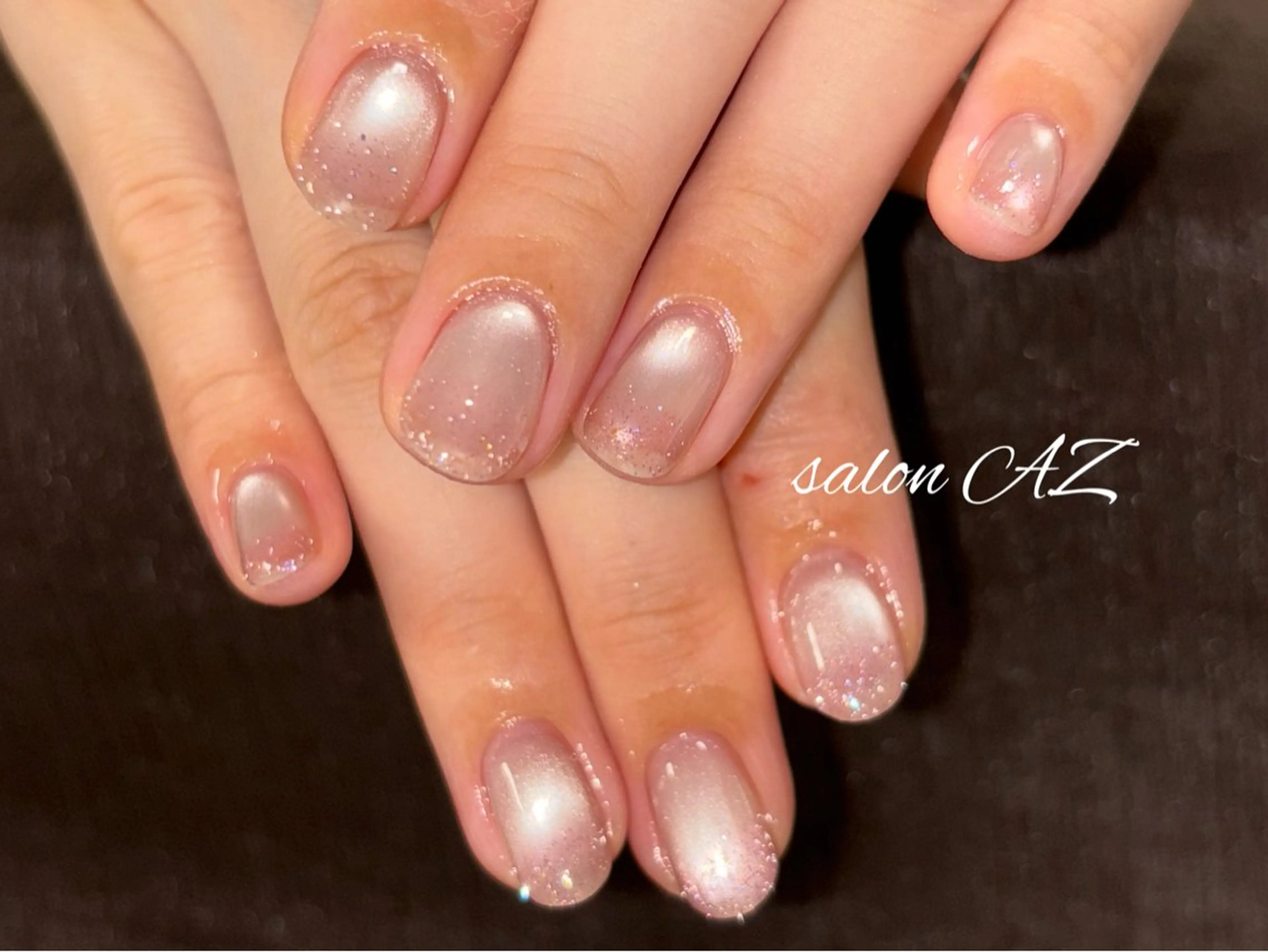ネイル アートネイル 長さ出し フットネイル フレンチネイル ジェルネイル ハンドネイル salonAZ トップネイリストのネイルデザイン