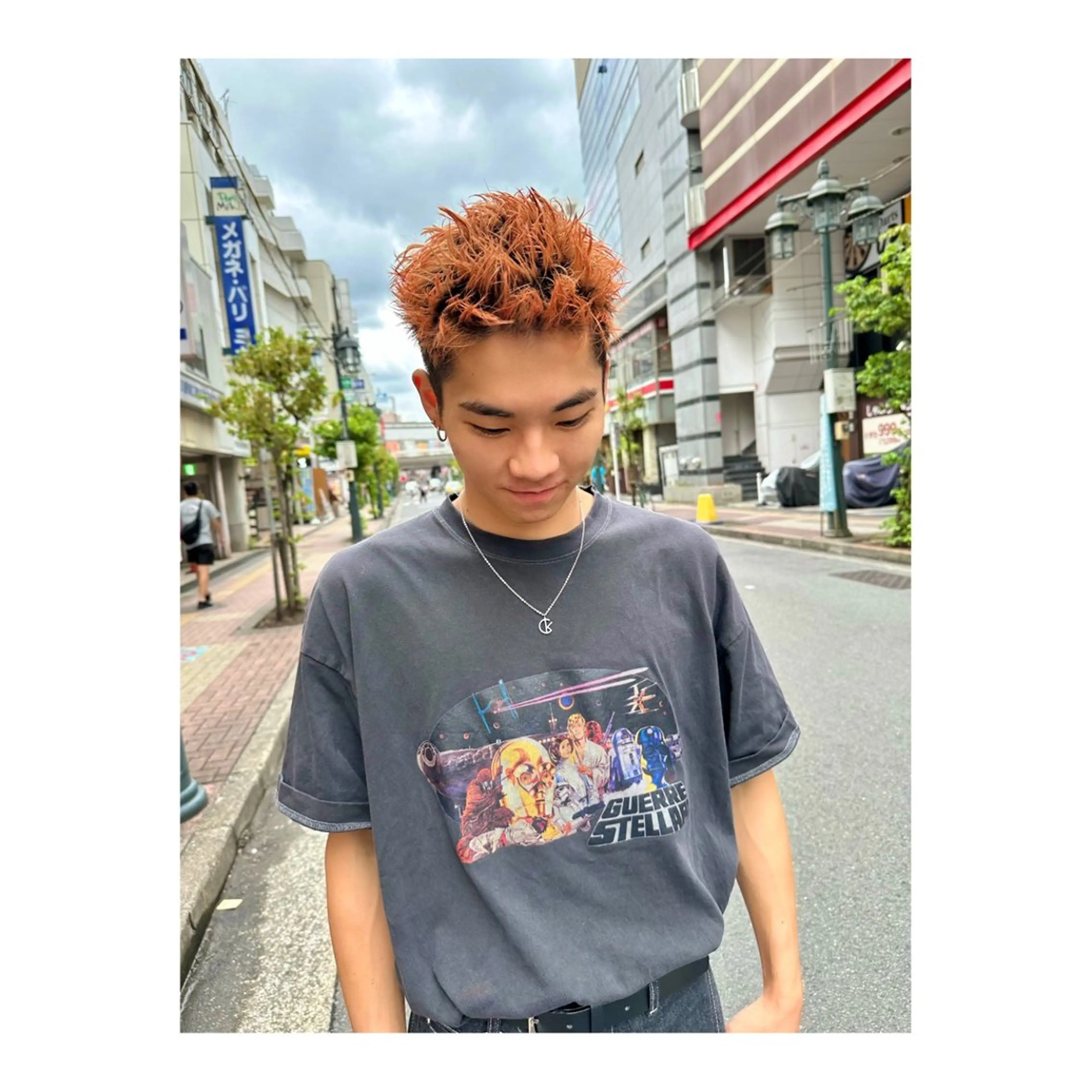 カラー メンズ カット ヘアカラー ange☞ soutaのヘアスタイル