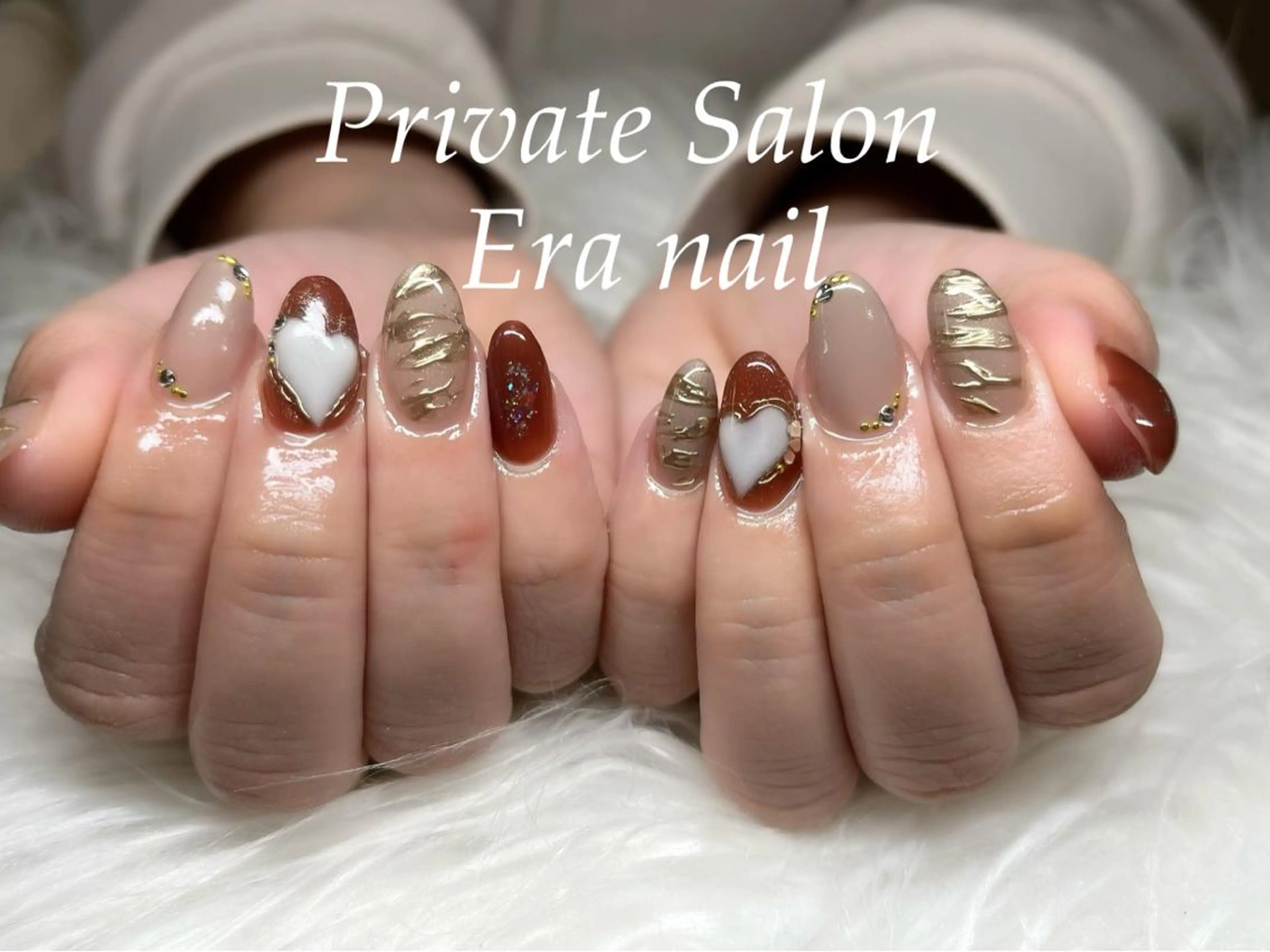 ネイル 持ち込み スカルプネイル Era nailのネイルデザイン