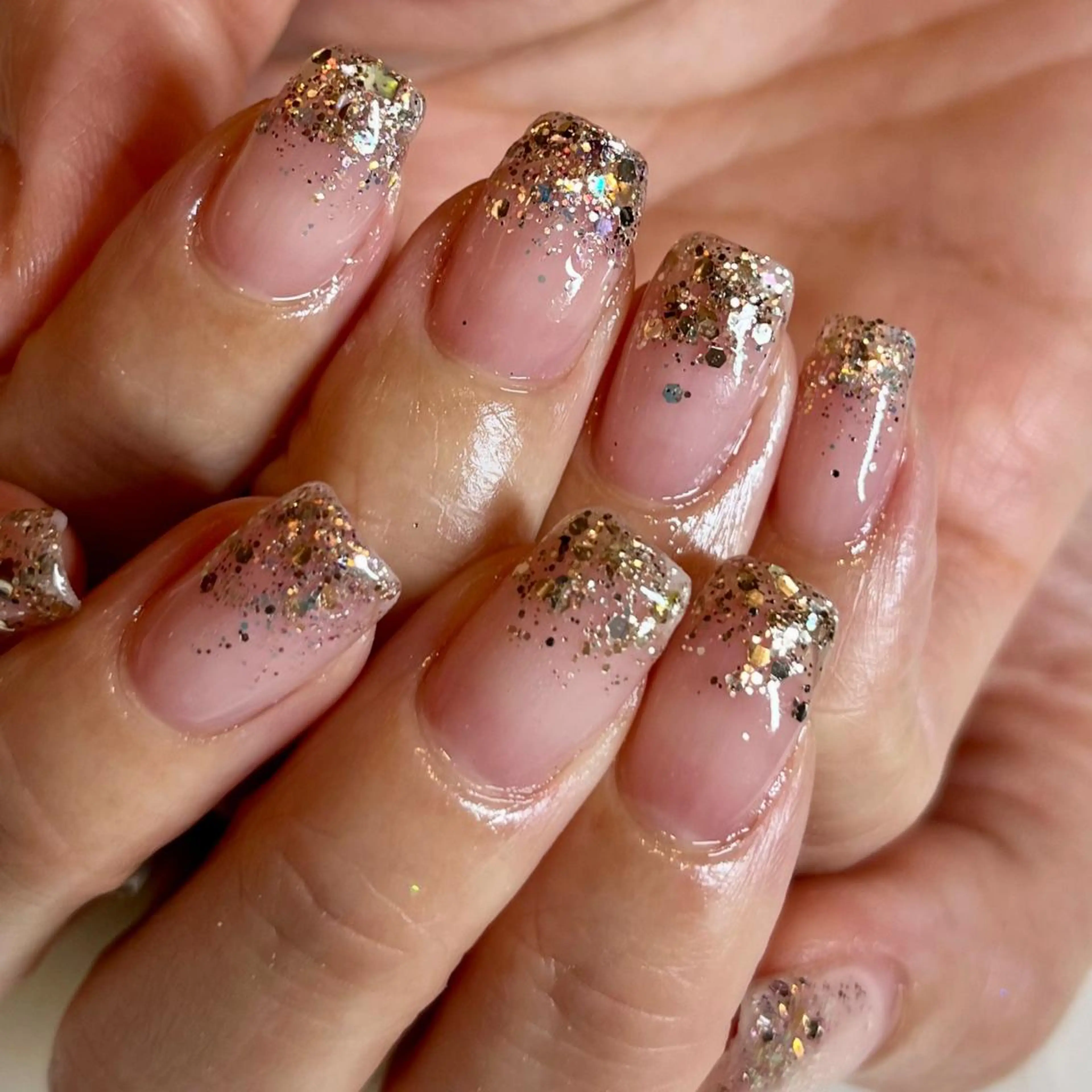 💅【オフあり】オリジナルMIX✨ラメグラデ (時短ドライケア込）5980円の写真