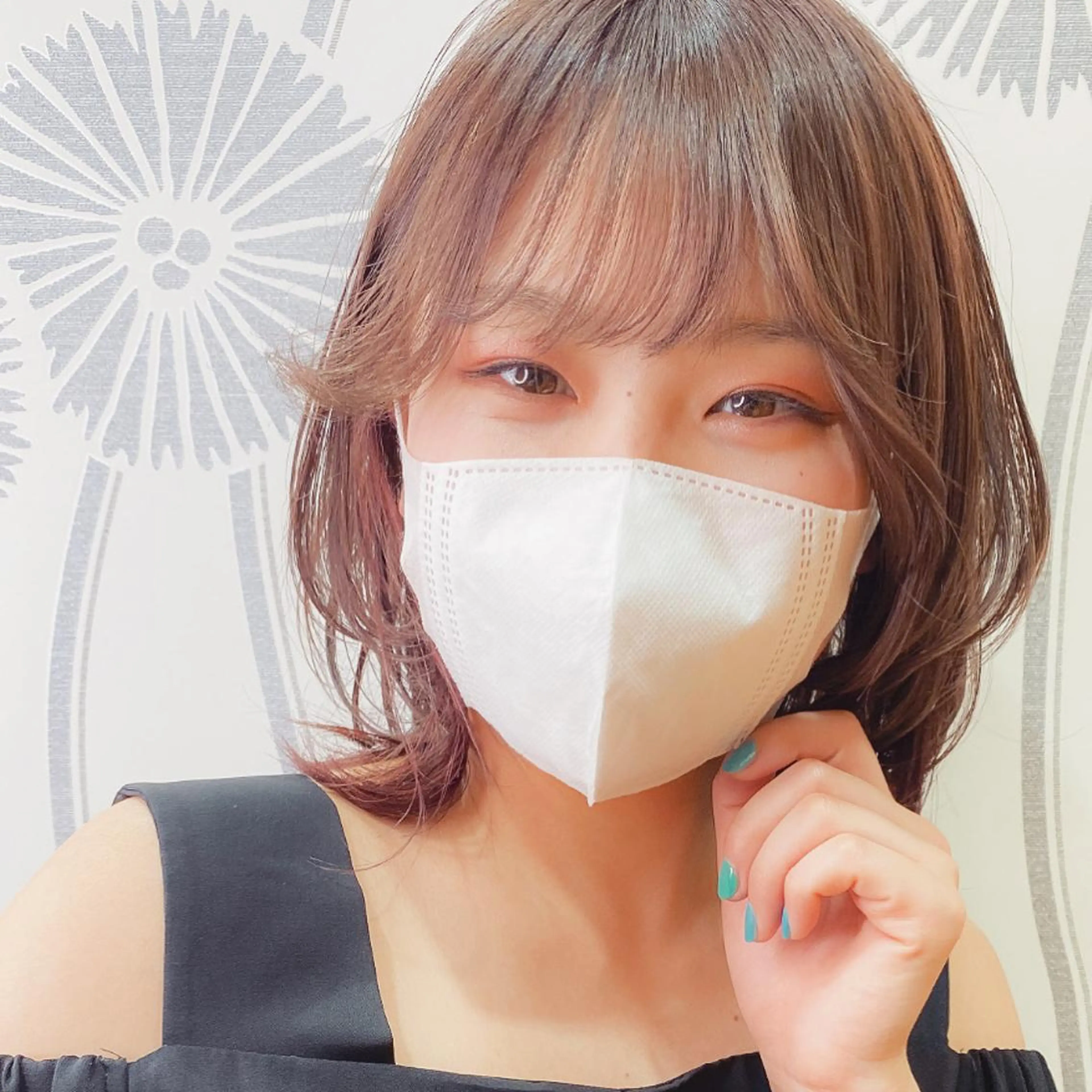 ミディアム カラー 大野 あさみのヘアスタイル