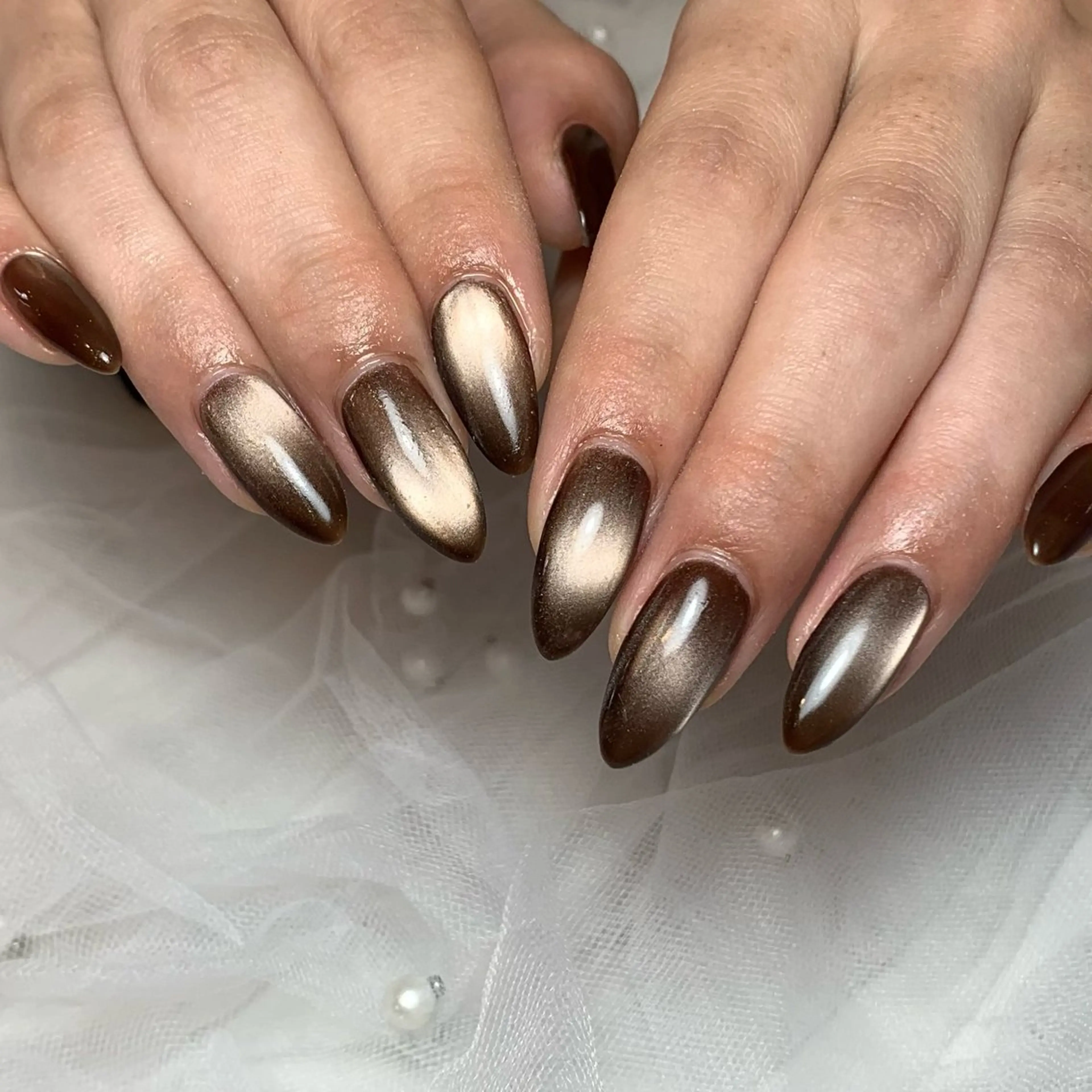 ネイル マグネットネイル ハンドネイル Dig.nail ririaのネイルデザイン