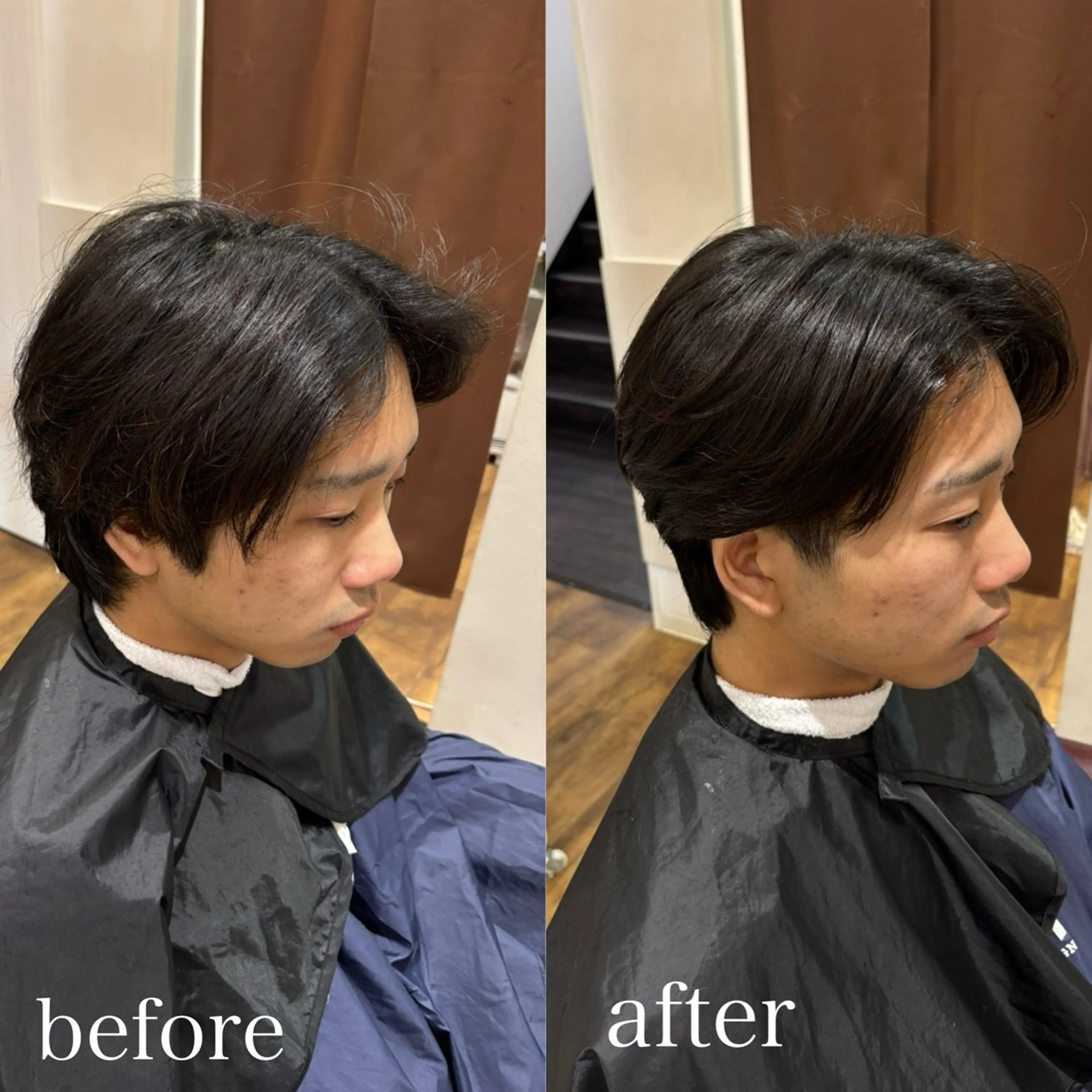 メンズ 縮毛矯正 園田 一喜のヘアスタイル