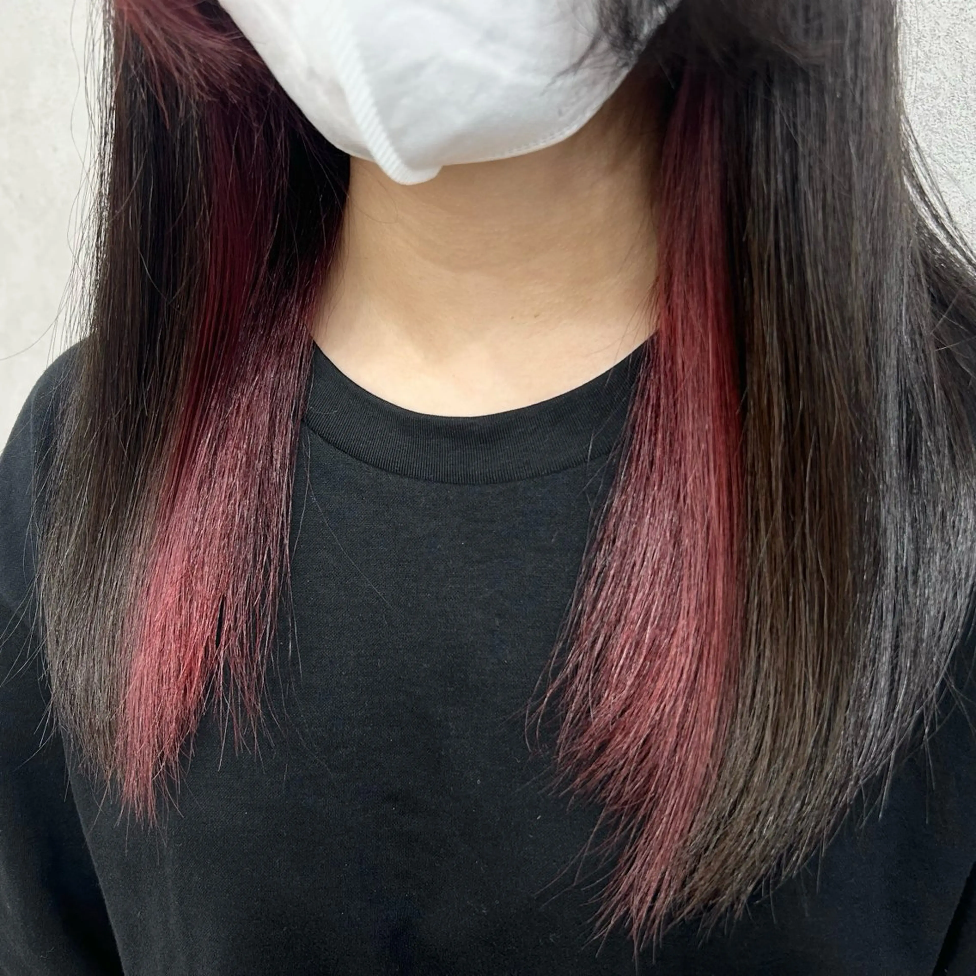 セミロング カラー ヘアカラー トリートメント 澤木 愛美のヘアスタイル