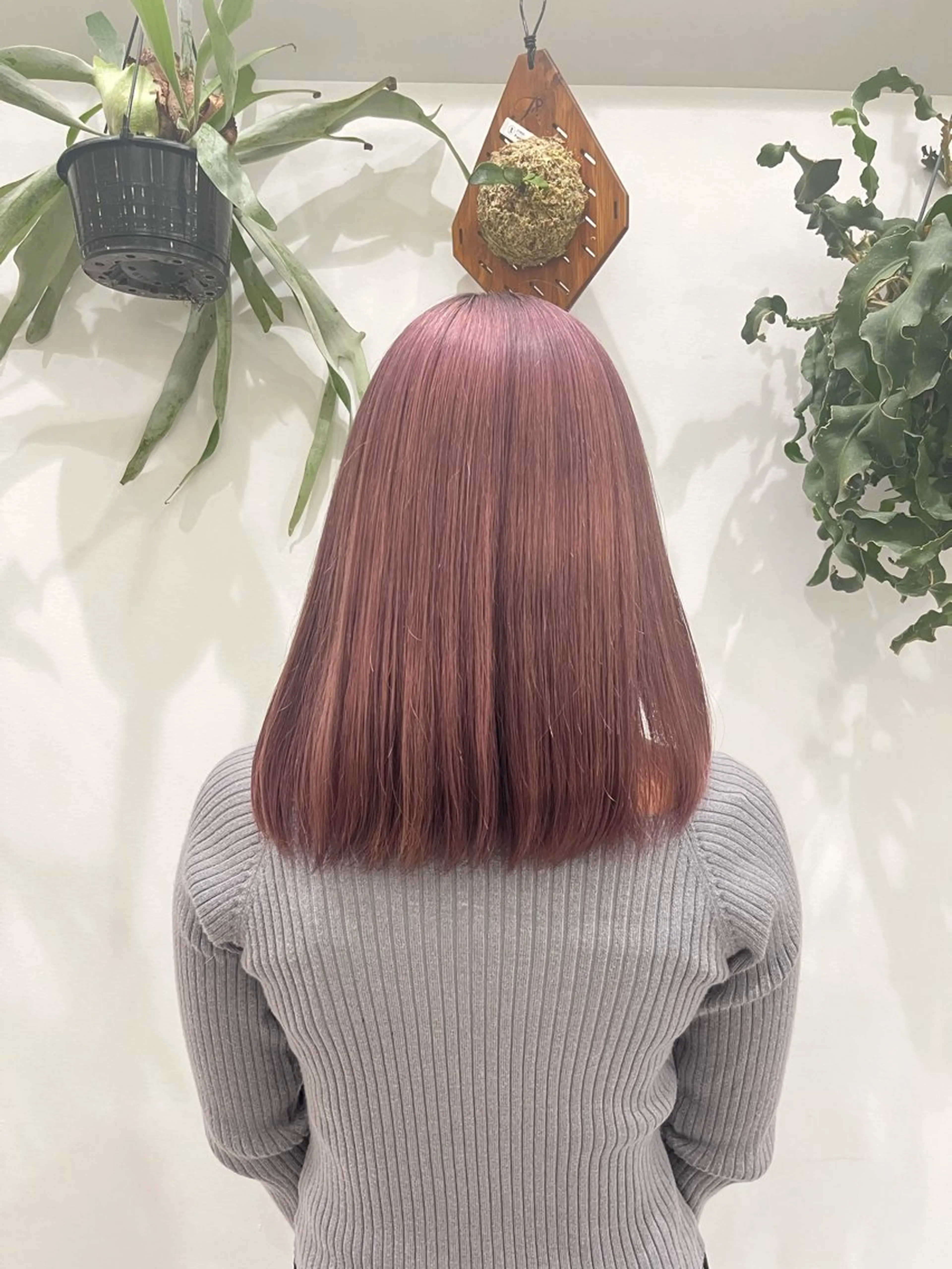 カラー ヘアカラー e’s 鎌倉　榊 桜のヘアスタイル
