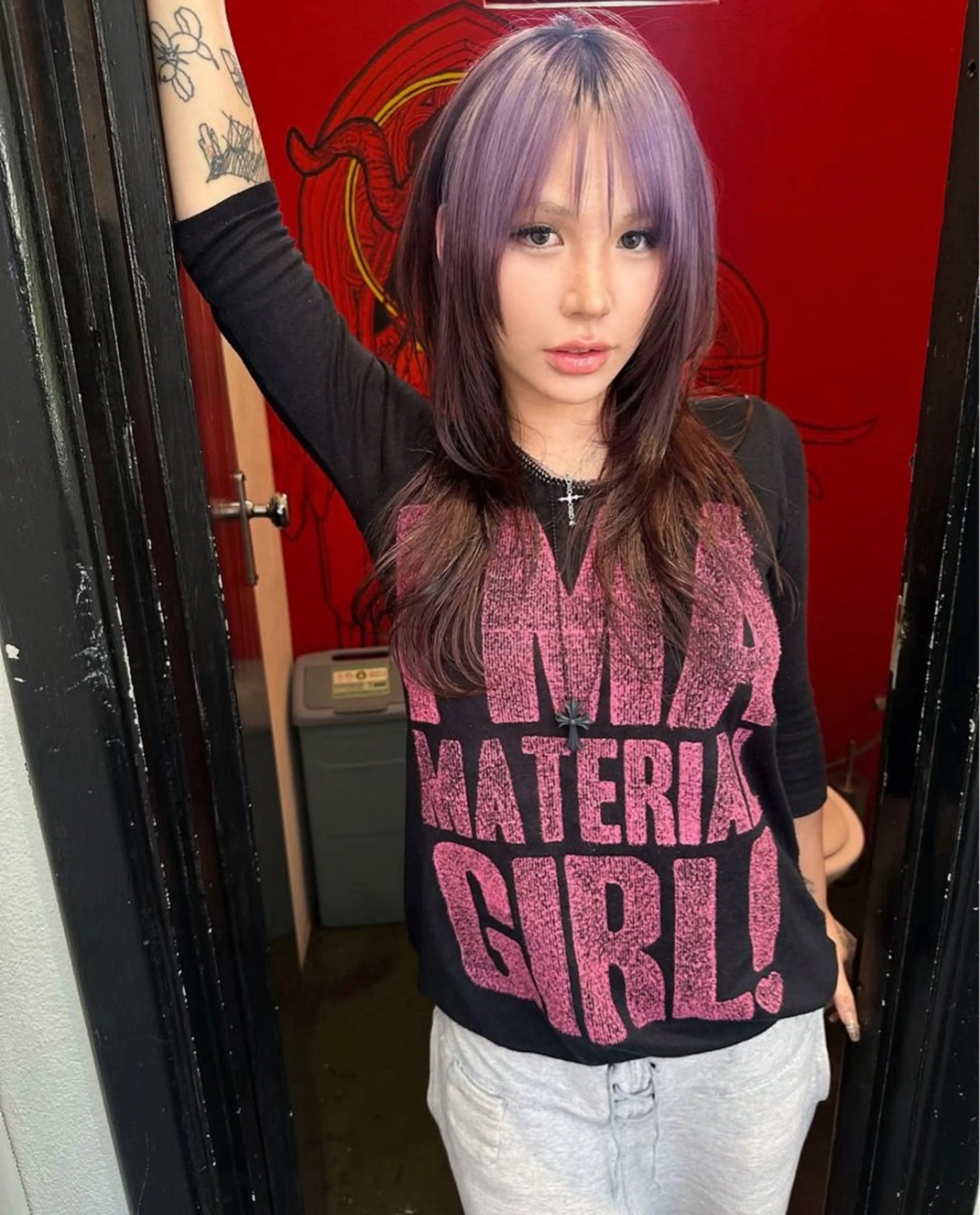 🦄カット+ラベンダーカラー🪯の写真