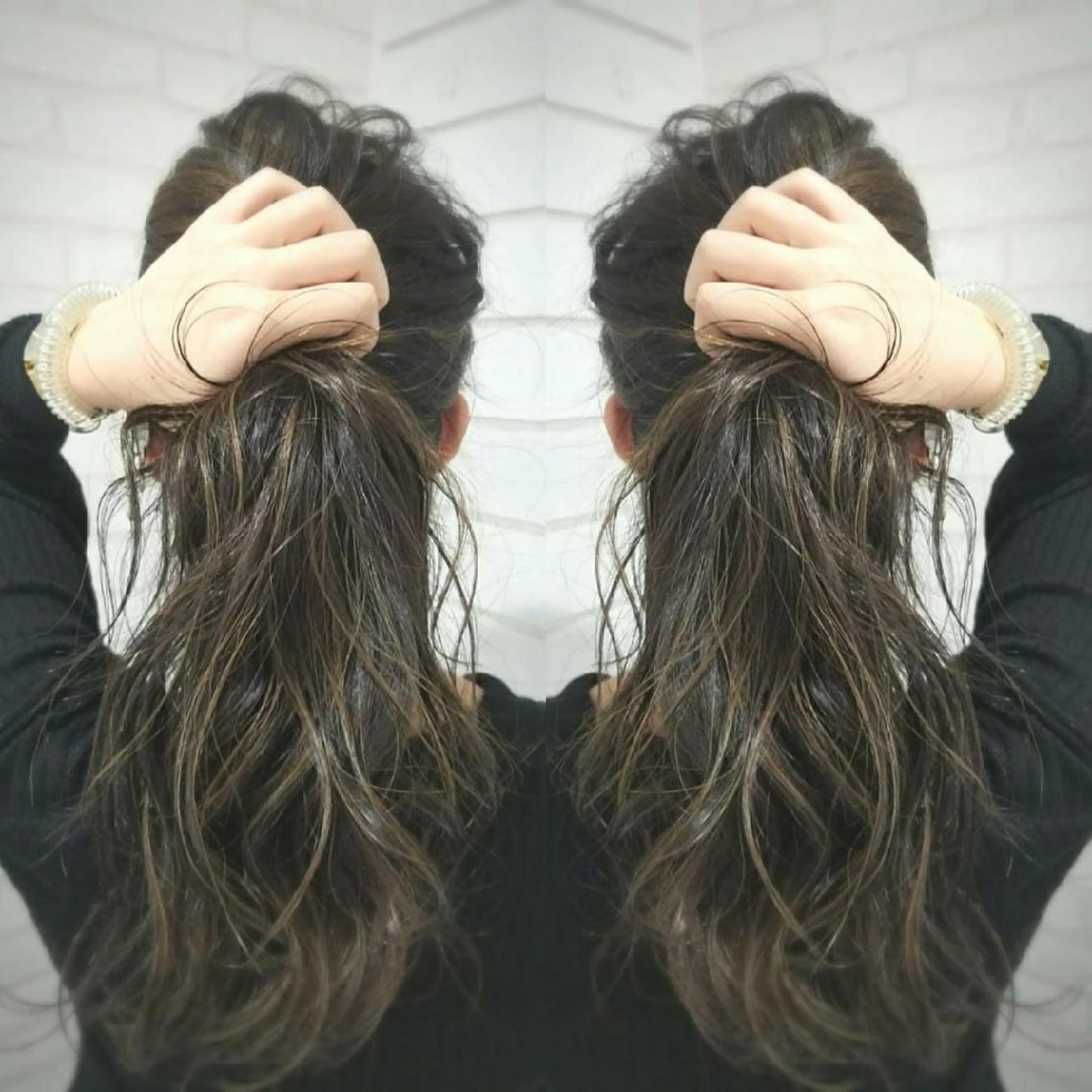 ロング ヘアカラー トリートメント noa.所属・今中 小百合のヘアスタイル