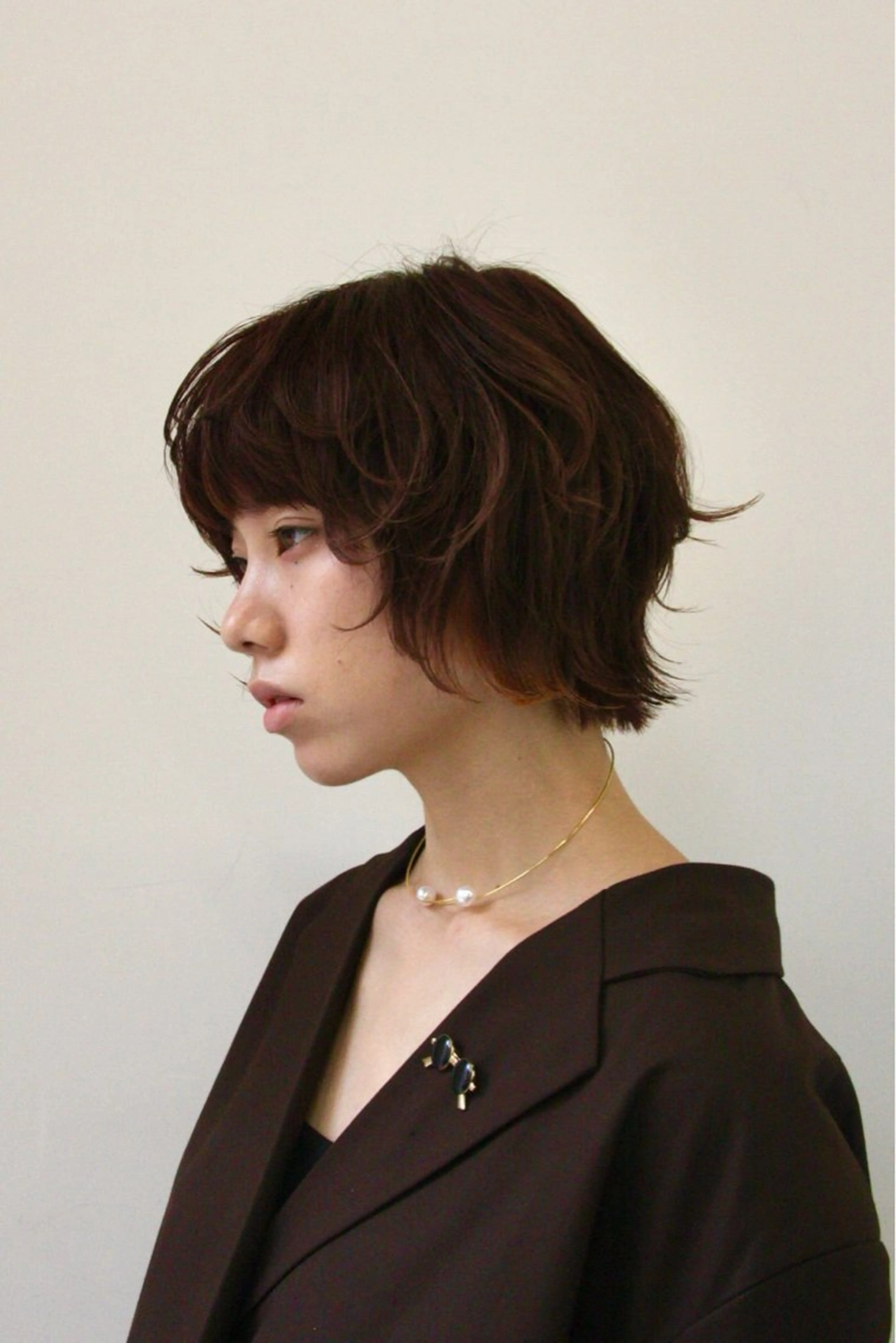 ミディアム ボブ ウルフカット SiSTA 自由が丘所属・自由ヶ丘 ボブ/レイヤーのヘアスタイル