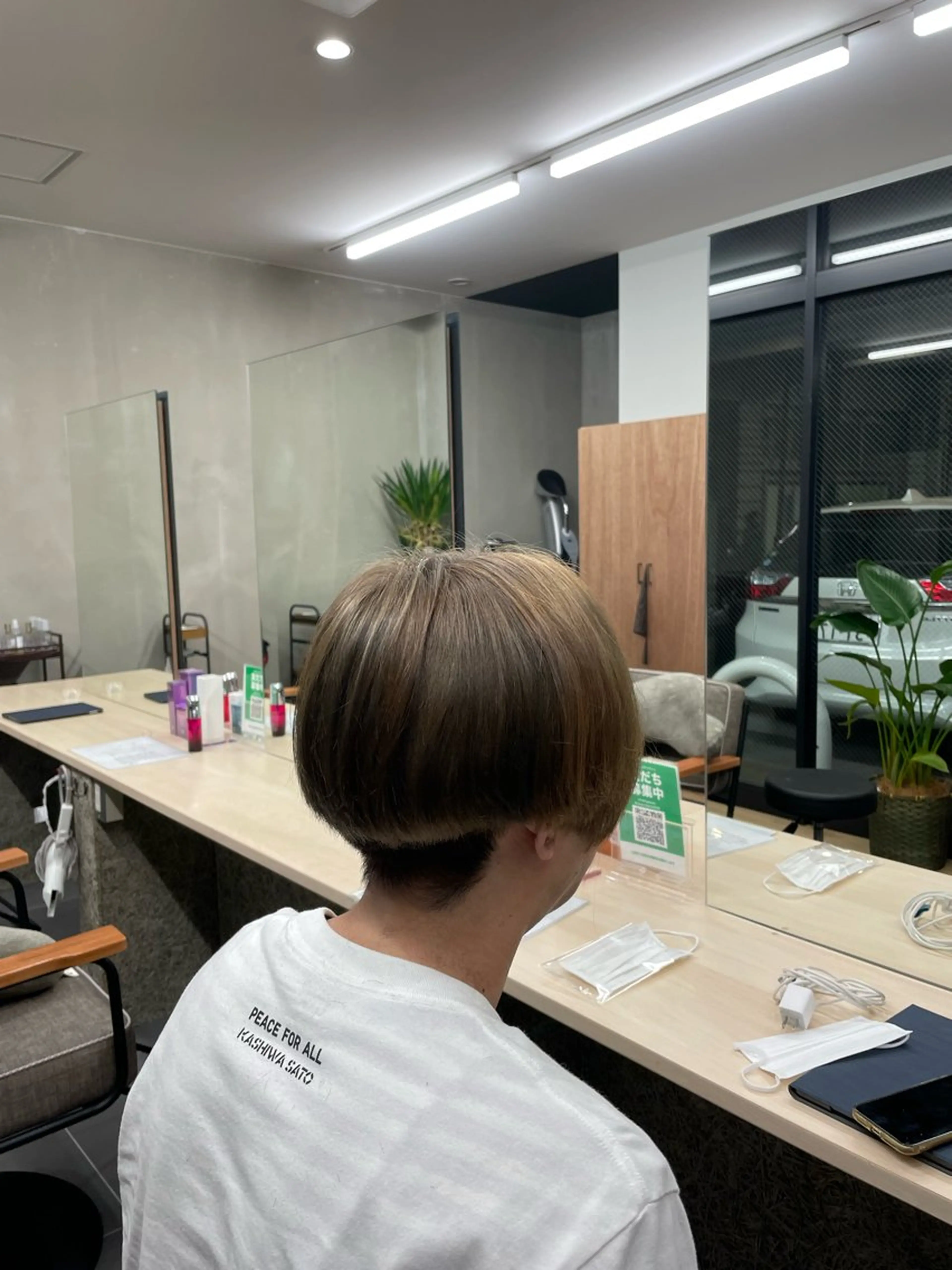メンズ カット ヘアカラー 遠藤 健登のヘアスタイル