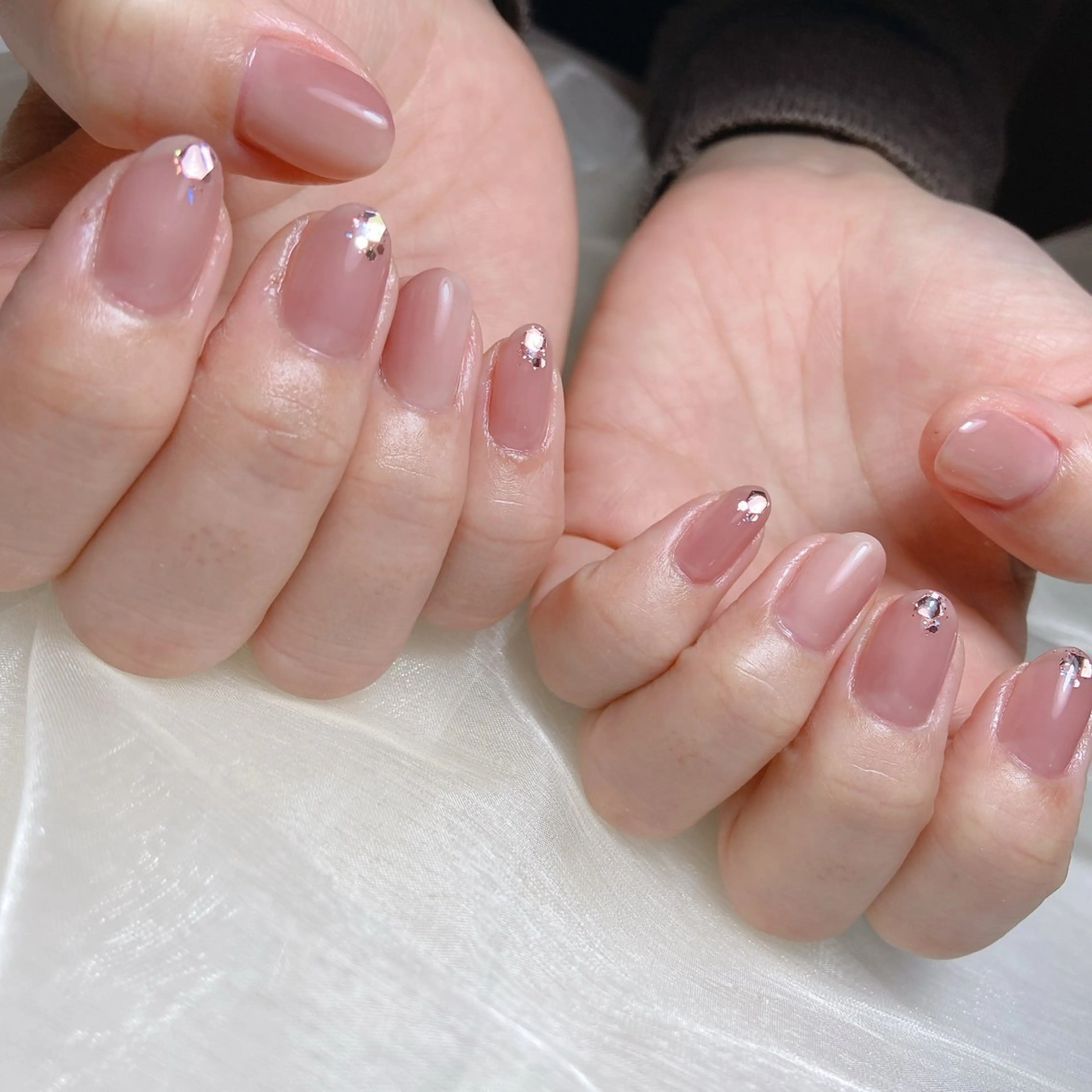 ネイル グラデーション ラメ(グリッター) ハンドネイル nailsalon REJOICEのネイルデザイン