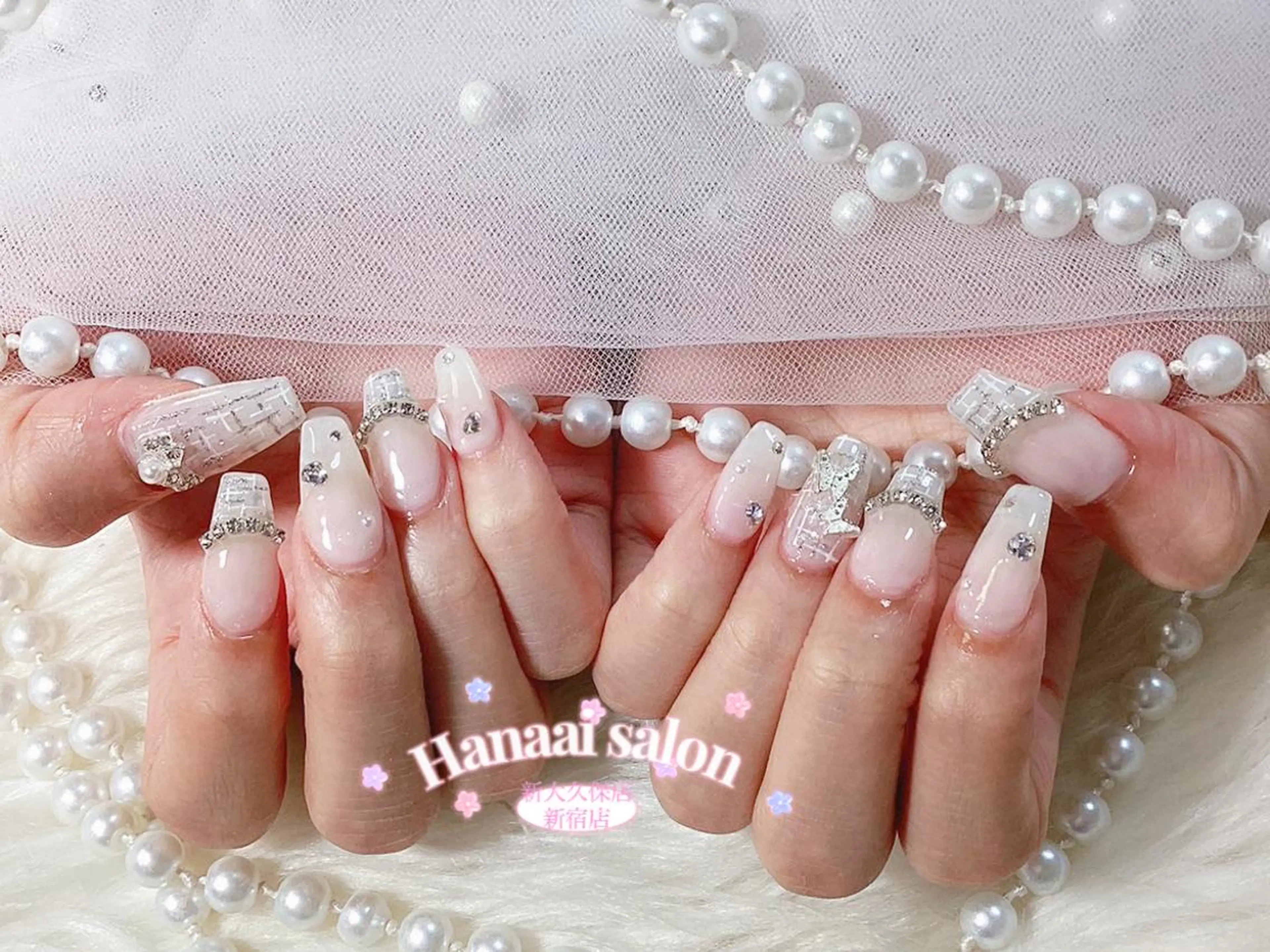 ネイル ハンドネイル Hanaai Salon新大久保店のネイルデザイン
