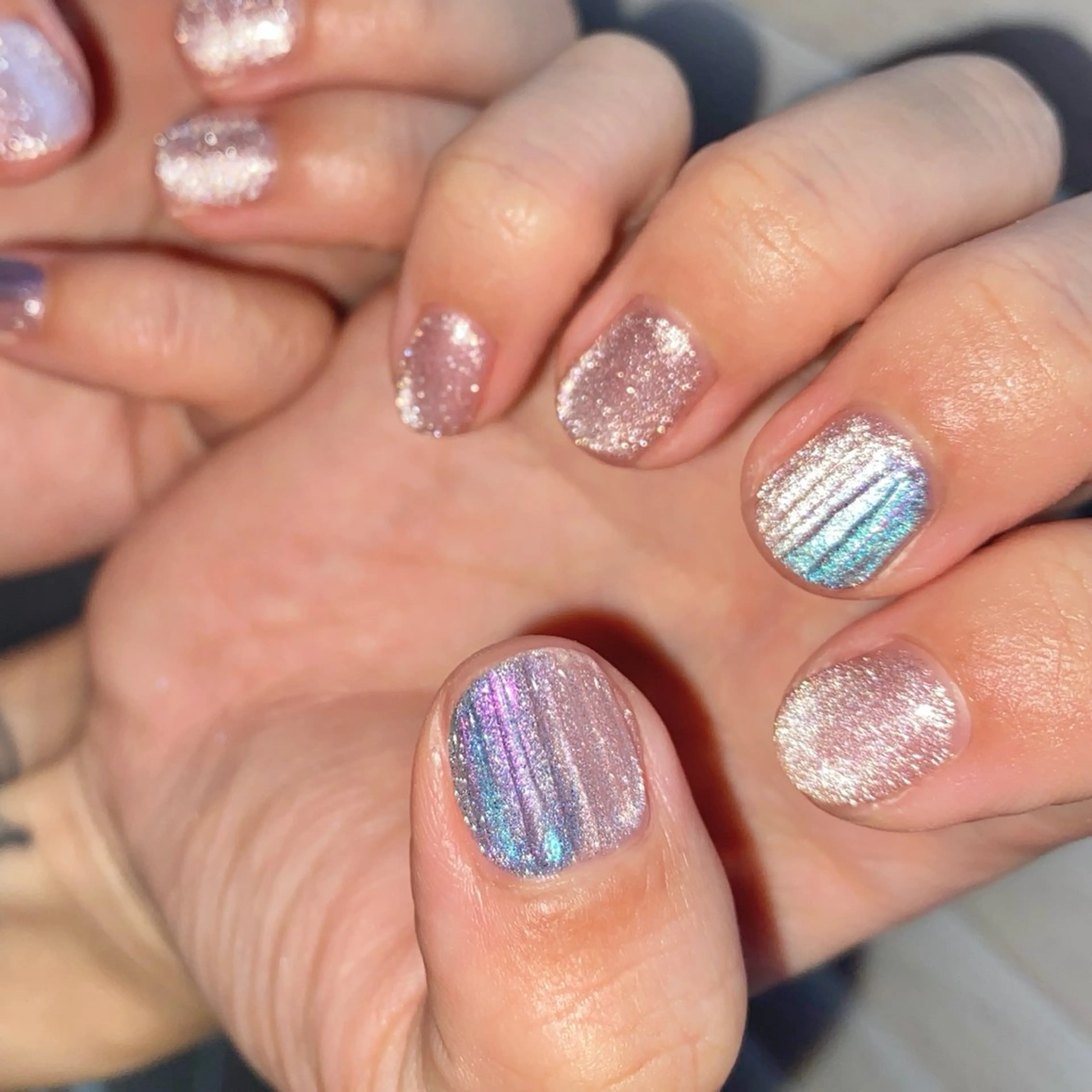 ネイル グラデーション マグネットネイル 夏ネイル ハンドネイル Loca所属・nailsalon Locaのネイルデザイン