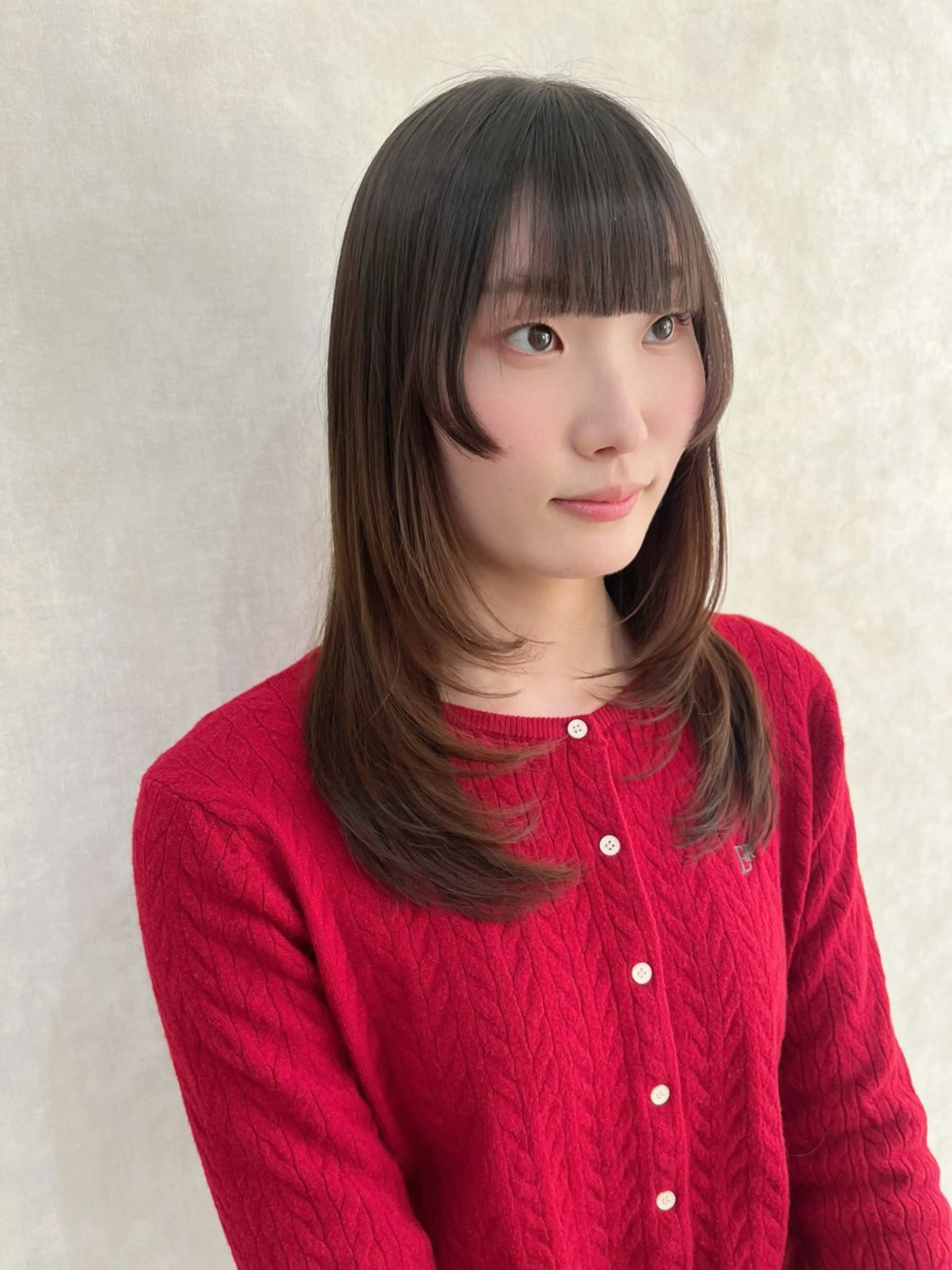 セミロング レイヤーカット ROEN ryokaのヘアスタイル