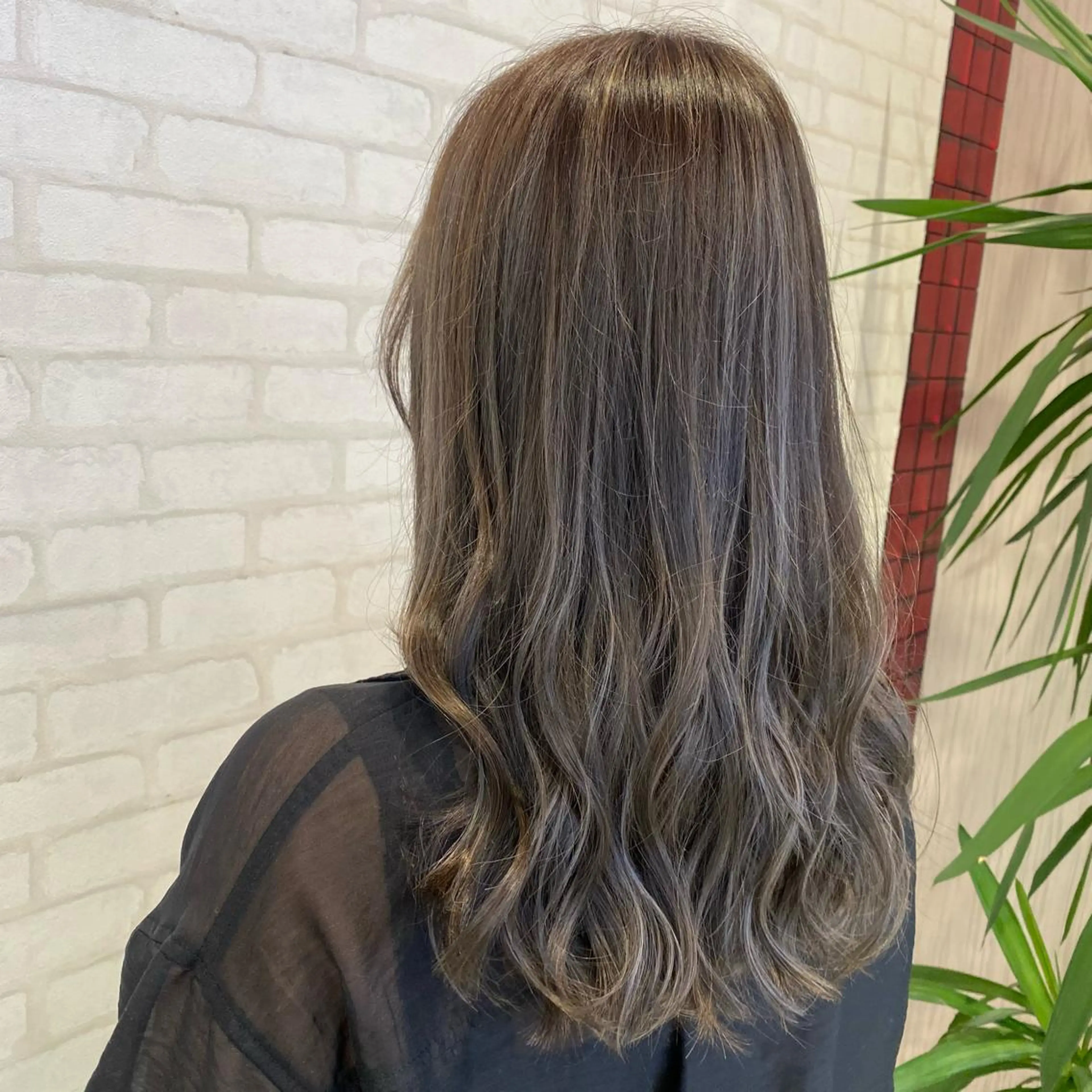 セミロング カラー ヘアアレンジ ノンダメージサロンBonheur銀座並木通り店所属・ULTOWA/銀座 ERIのヘアスタイル