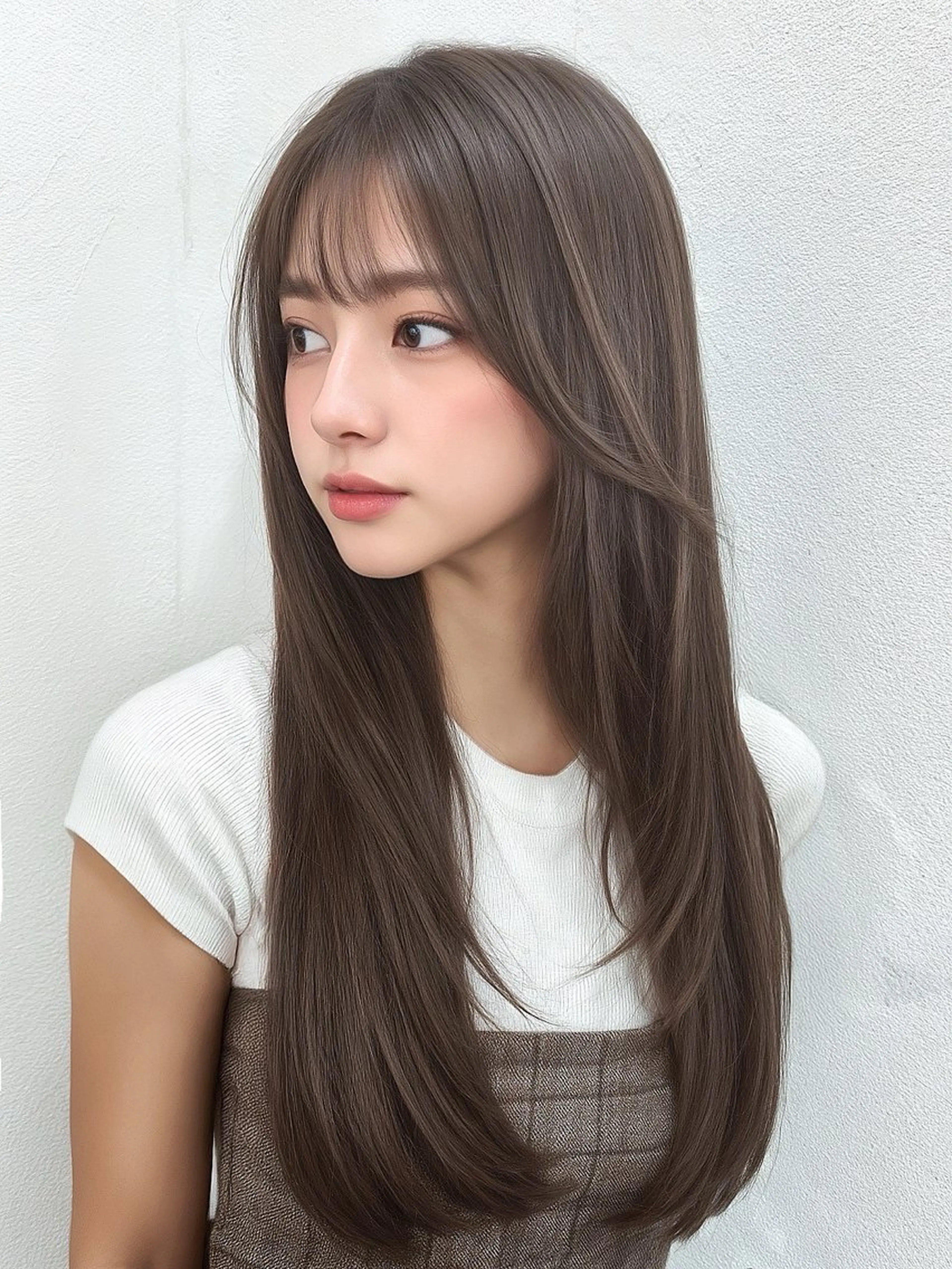 ロング カット 縮毛矯正 トリートメント 艶髪/縮毛矯正/ Core mikuaのヘアスタイル