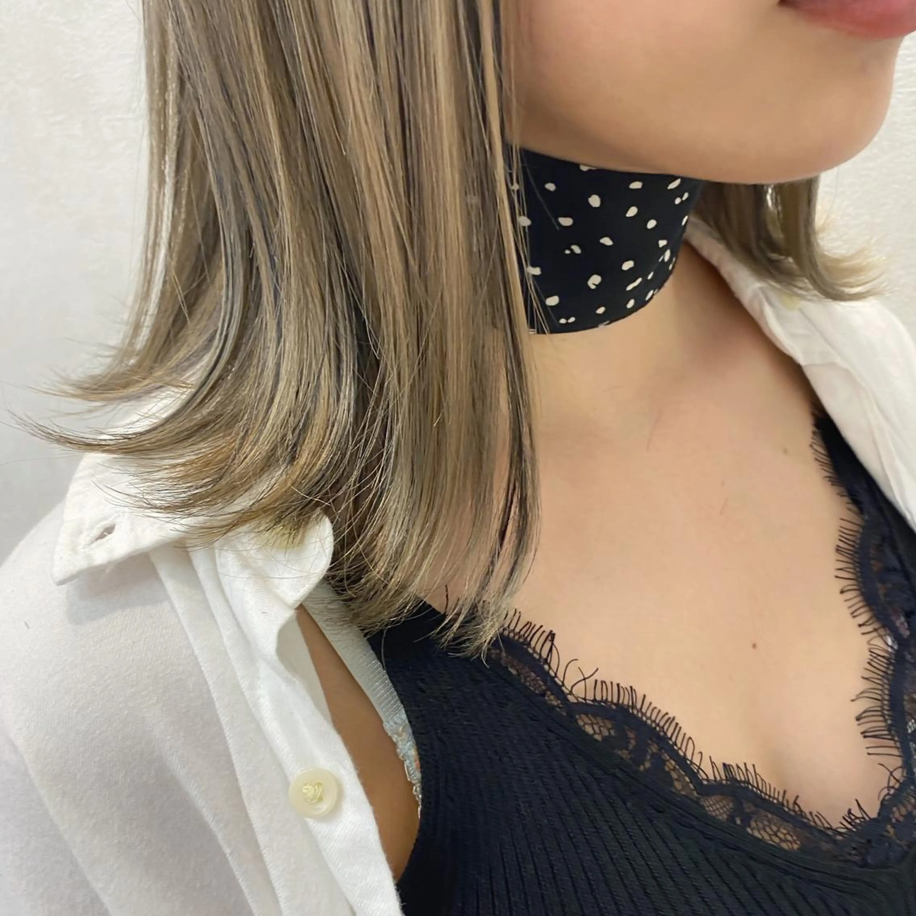 セミロング メンズ縮毛矯正 ニュアンスパーマのヘアスタイル