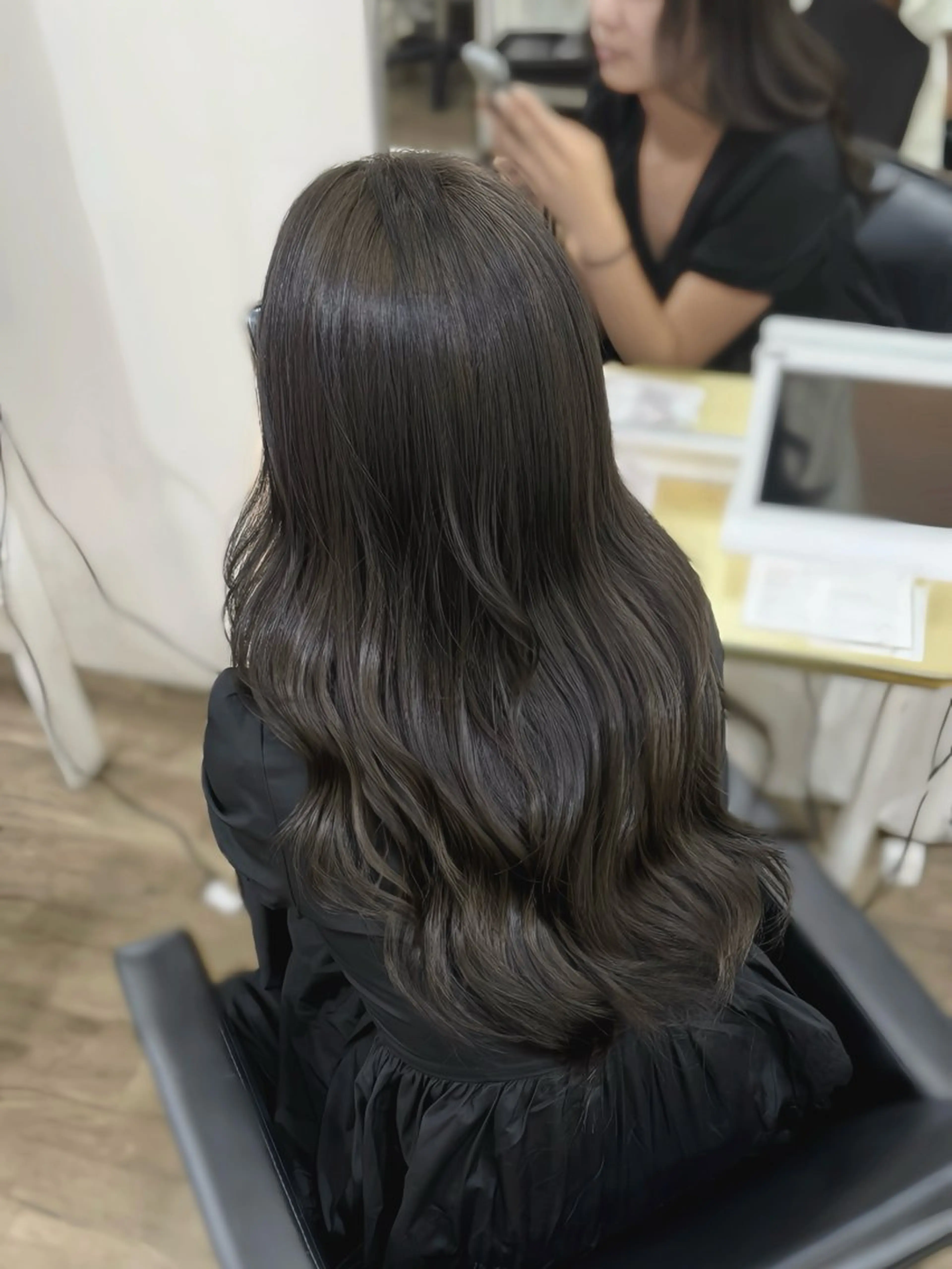 ロング カラー ヘアアレンジ ヘアカラー トリートメント 茶屋町/ワンカラー RAN　モデル募集中のヘアスタイル