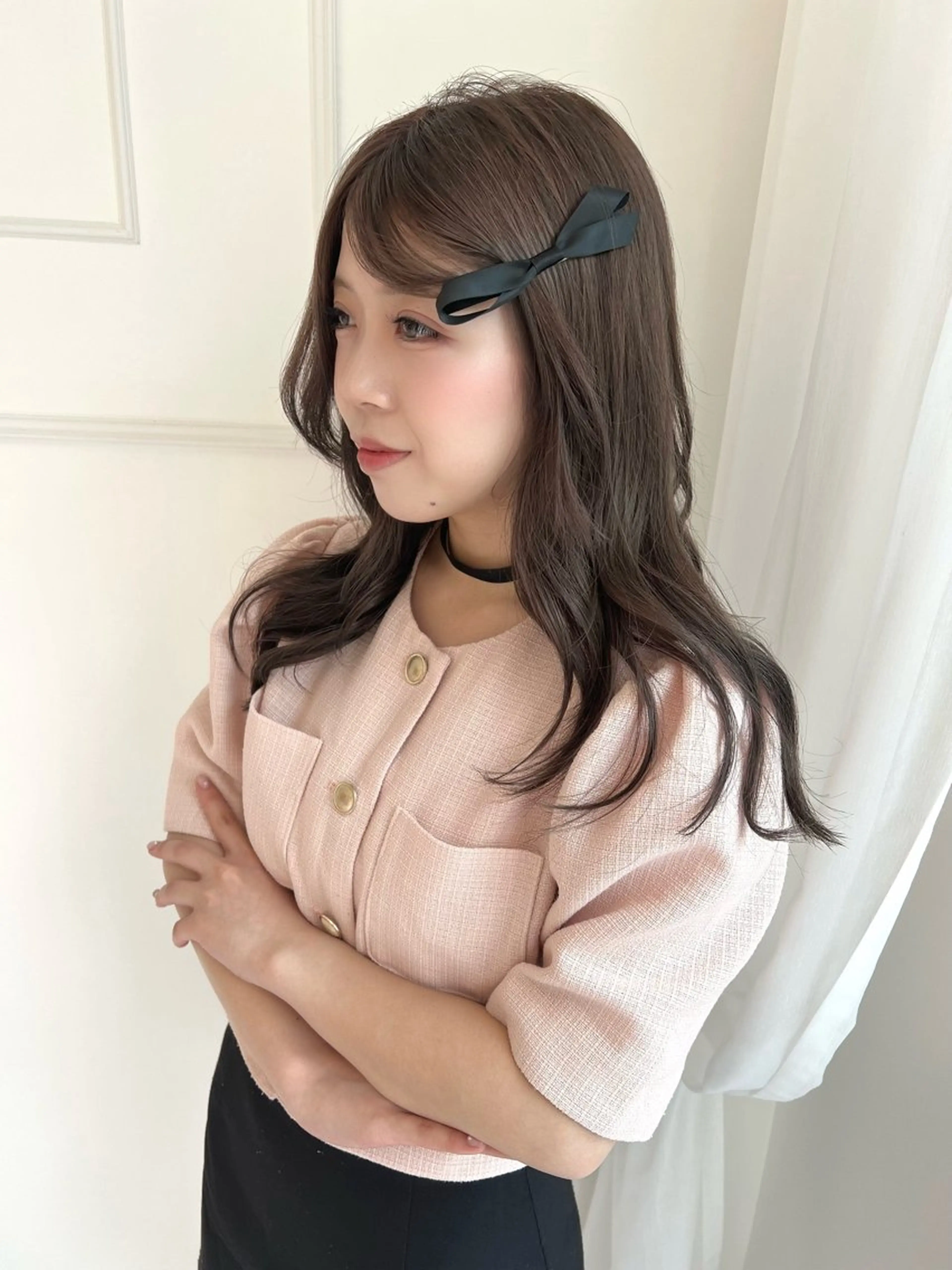 セミロング ParveMix 佐々木梨紗🤍のヘアスタイル