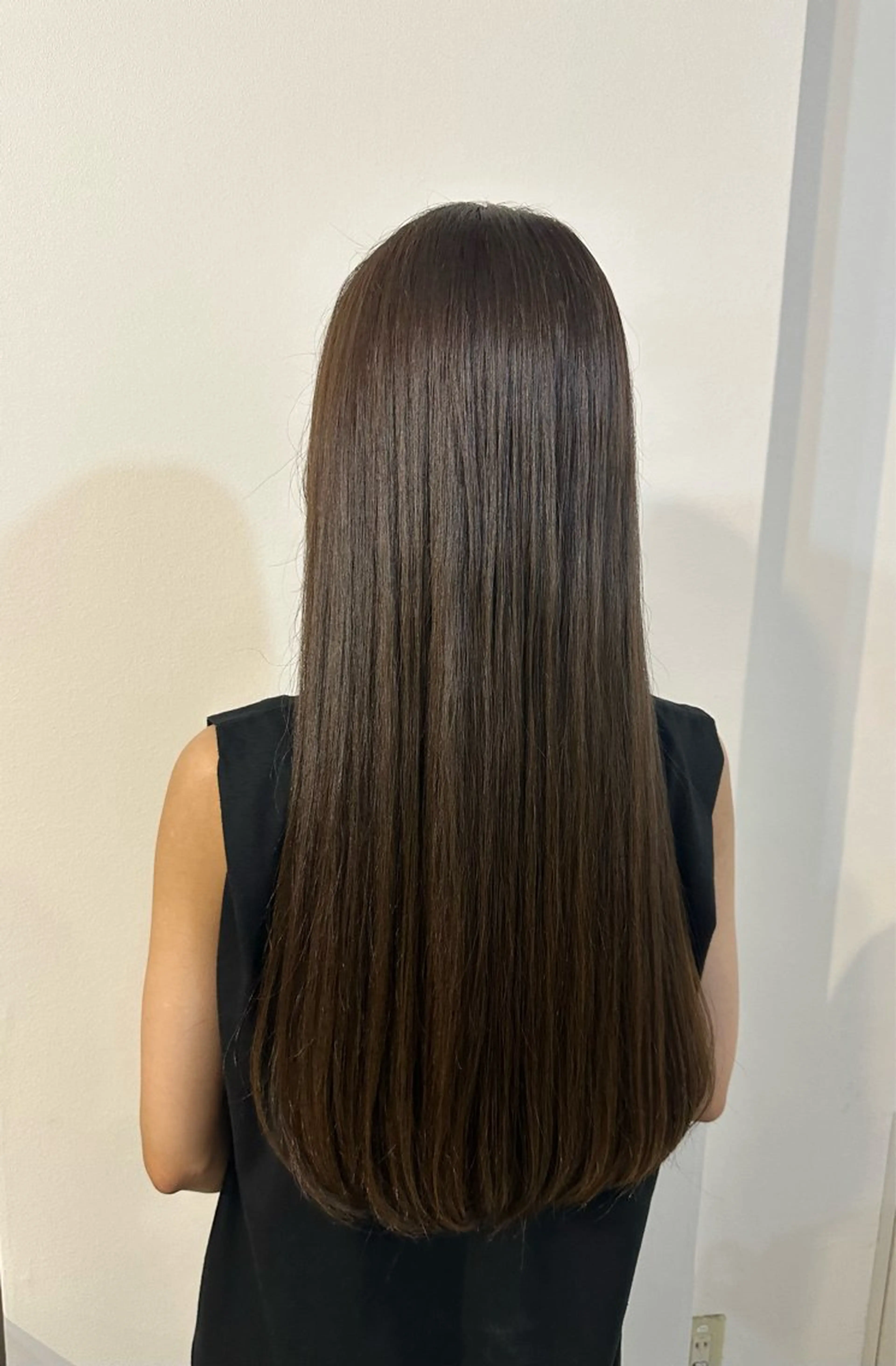 ロング カラー 透明感カラー グレージュ オリーブカラー オリーブグレージュ オリーブグレー カット ヘアカラー トリートメント Sherry/R 三川町　木村祐里奈のヘアスタイル