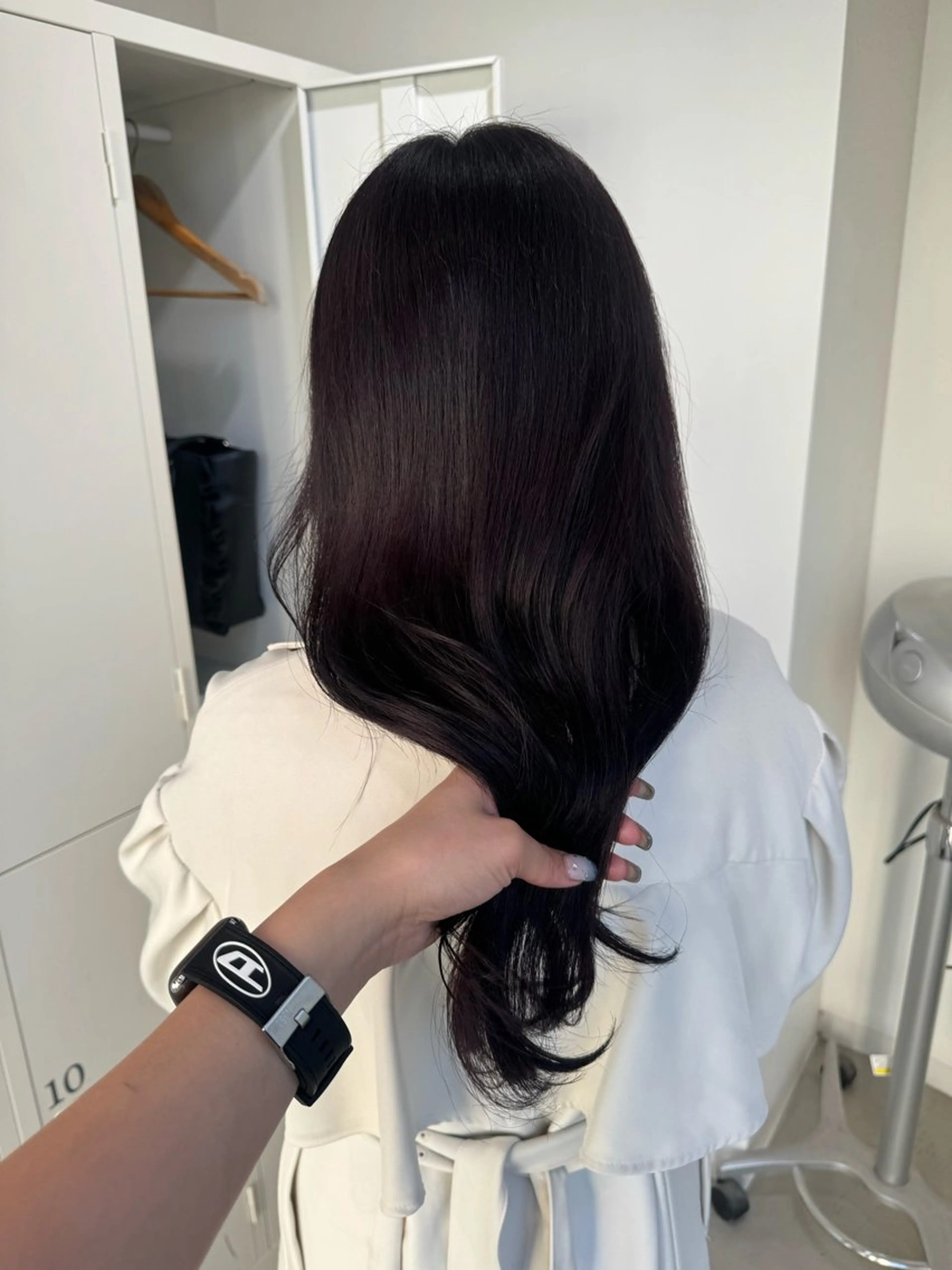 ロング カラー カット ヘアカラー トリートメント 店長　MANAMI ／ブリーチ／骨格ボブのヘアスタイル