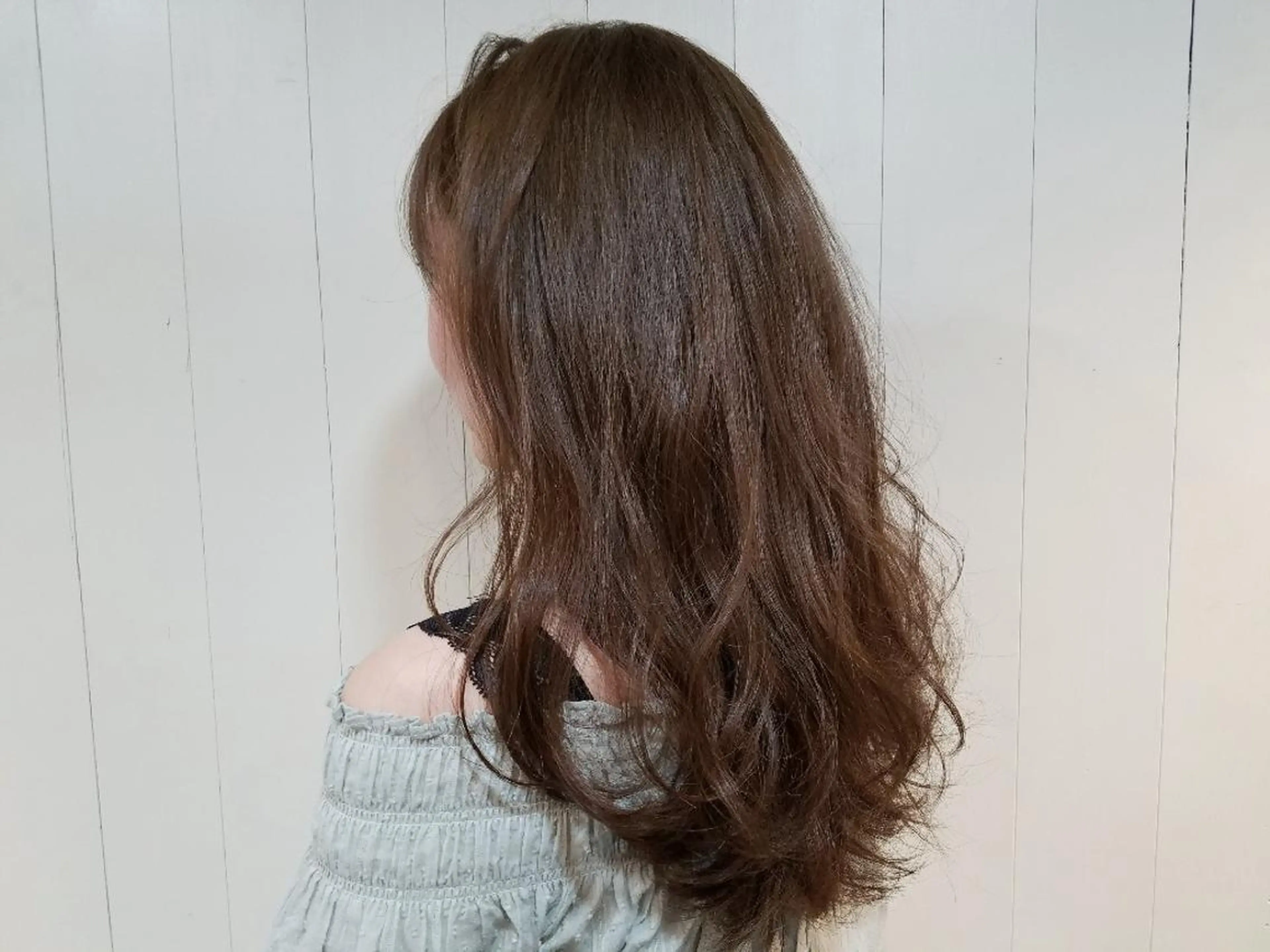 ロング アッシュ ウルフ、ボブ美容師 今井のヘアスタイル