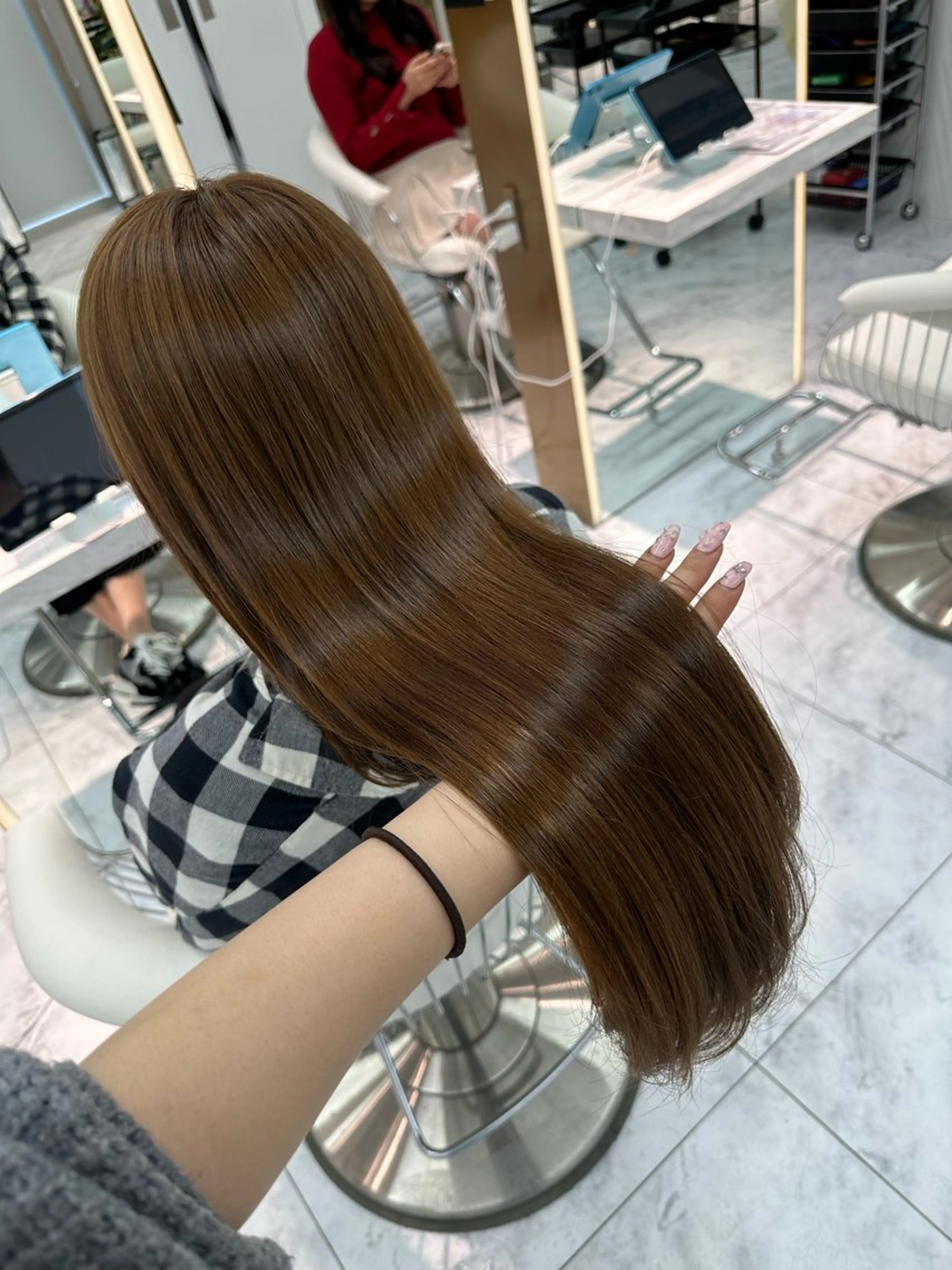 ロング トリートメント ヘアカラー トリートメント 🍒楓🍒北九州1 艶カラー作る人🎨のヘアスタイル