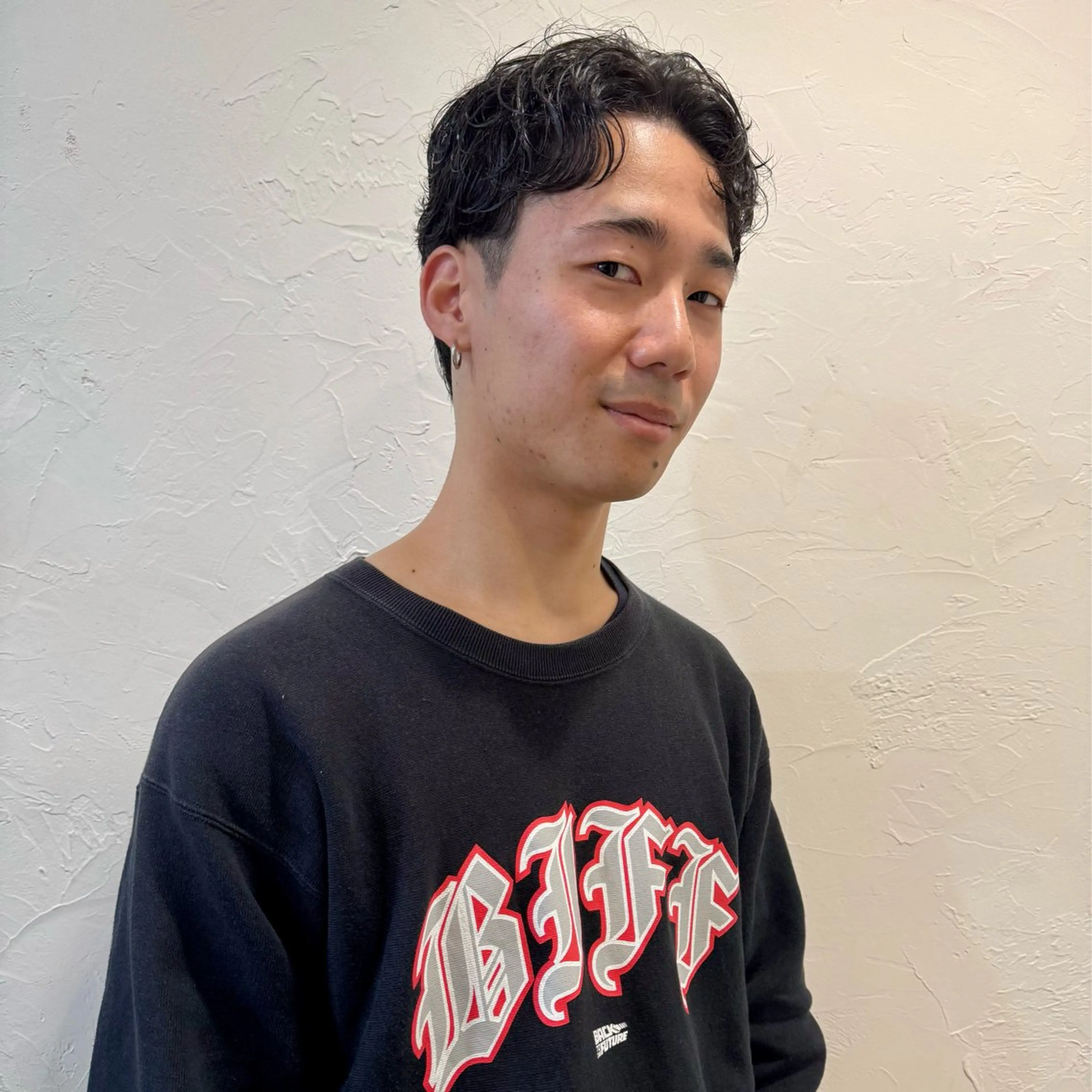 ショート メンズ アップバング メンズ就活ヘア メンズパーマ メンズショート スパイキーショート カット ヘアセット 【池袋/スパイキー ショート】ⓝⓘⓜⓤのヘアスタイル
