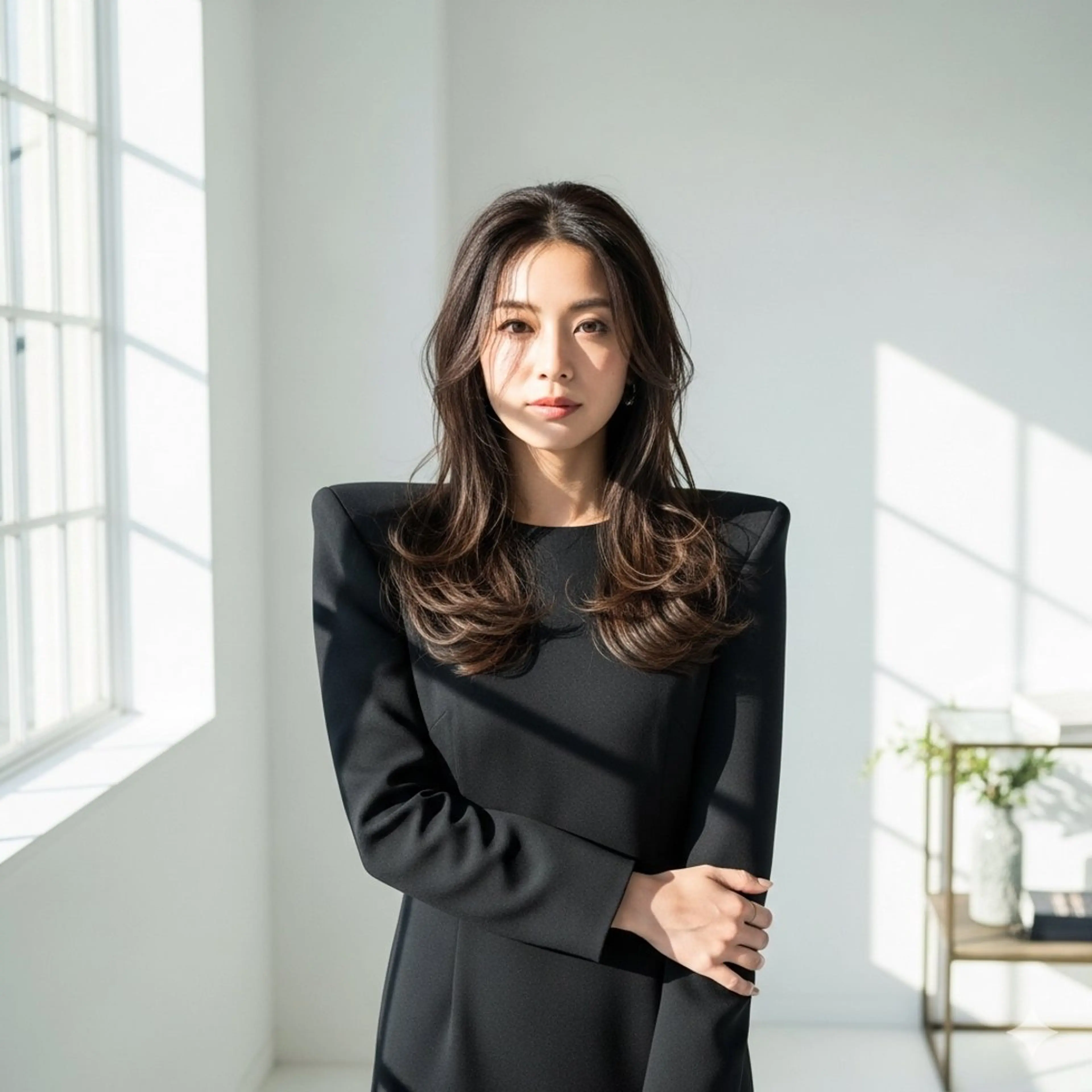 セミロング カット ヘアカラー トリートメント ヘッドスパ ﾍｯﾄﾞｽﾊﾟ✂︎ ｼﾝﾀｸ ﾘｮｳｽｹのヘアスタイル