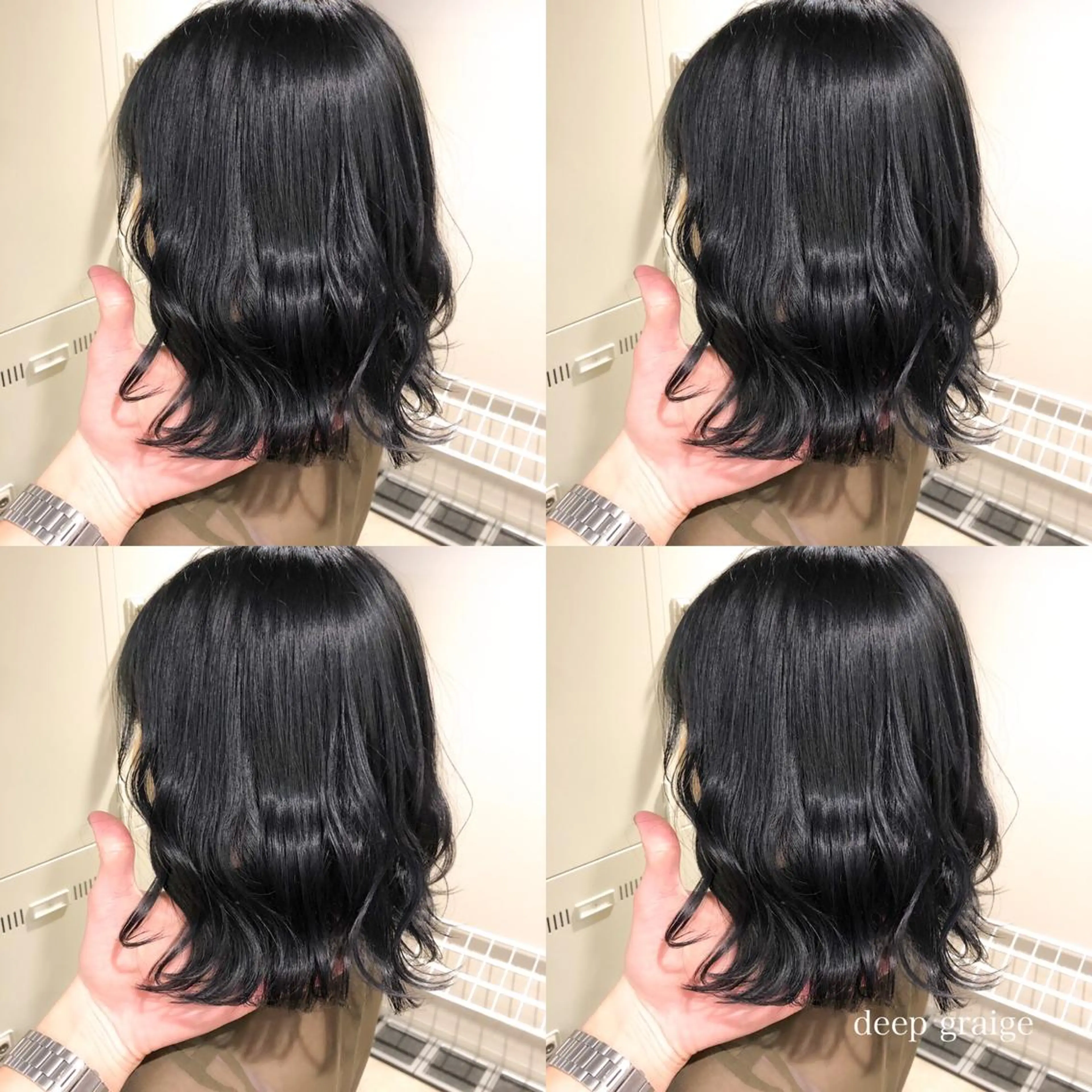 ミディアム カラー カット ヘアカラー トリートメント 🌈ハイトーン×暗髪 🦄TAKUMI🦄のヘアスタイル