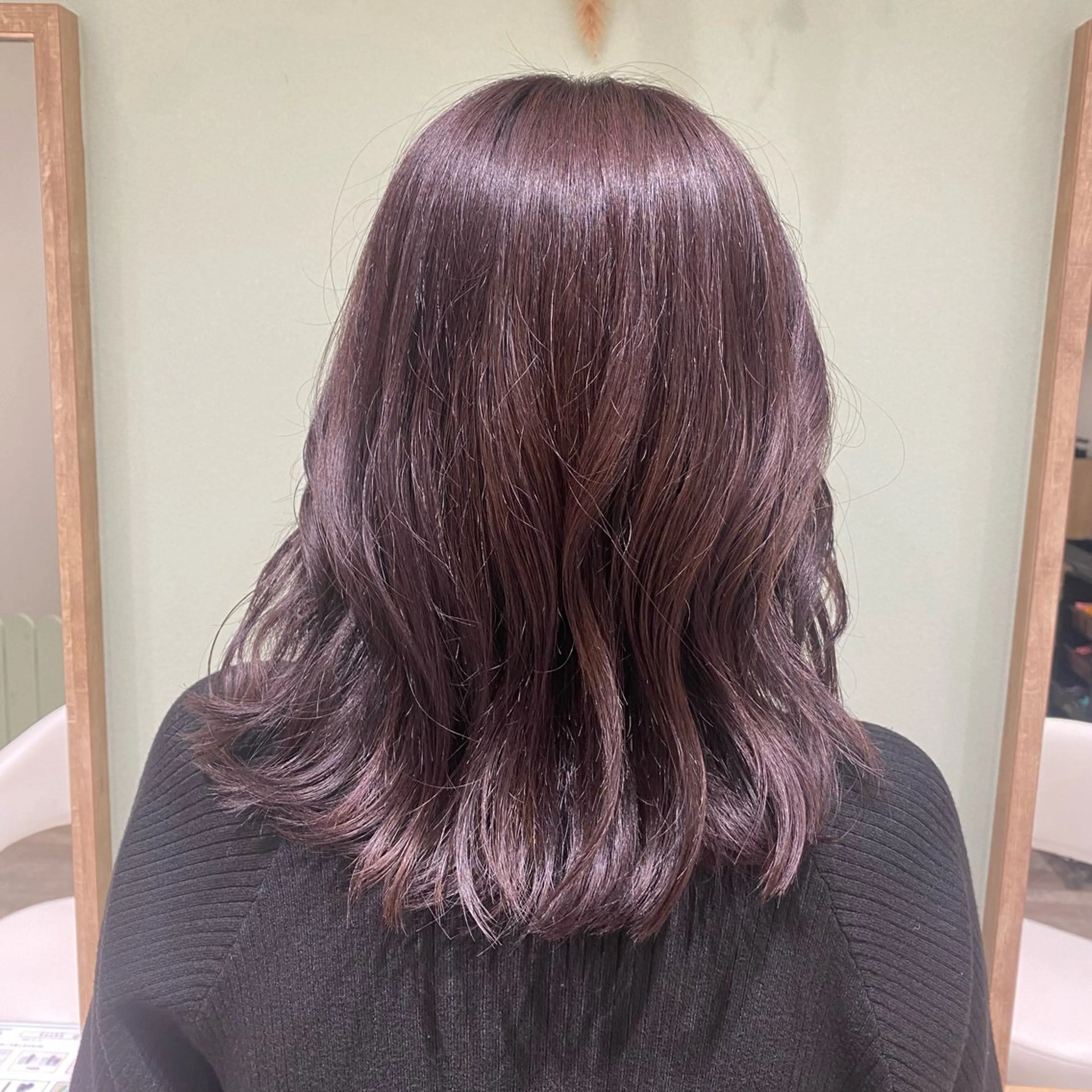 カラー ブリーチ 透明感カラー ブリーチなしカラー ase.糸島店所属・UEDA AYAのヘアスタイル