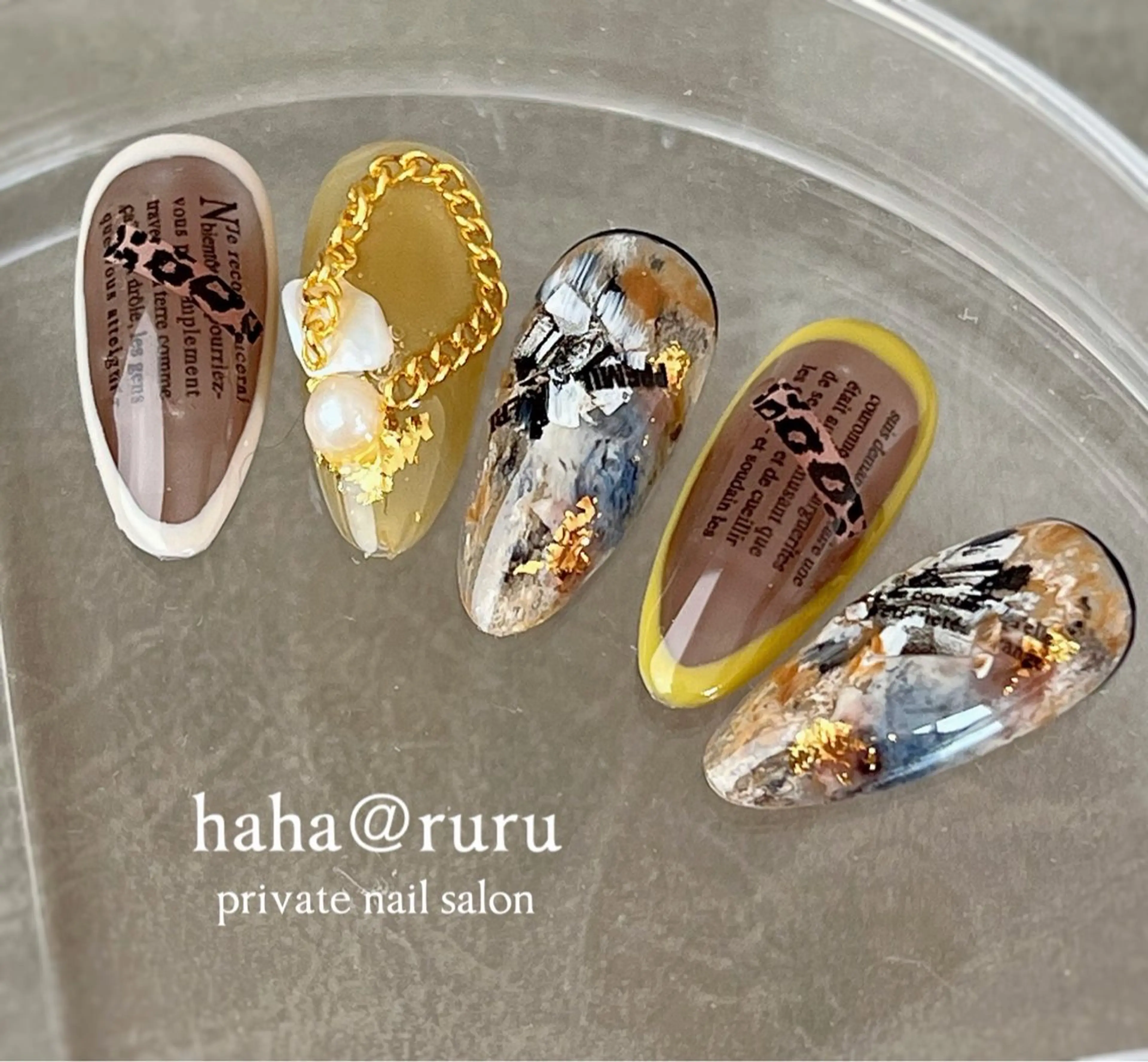 ネイル ニュアンスネイル haha@ ruruのネイルデザイン