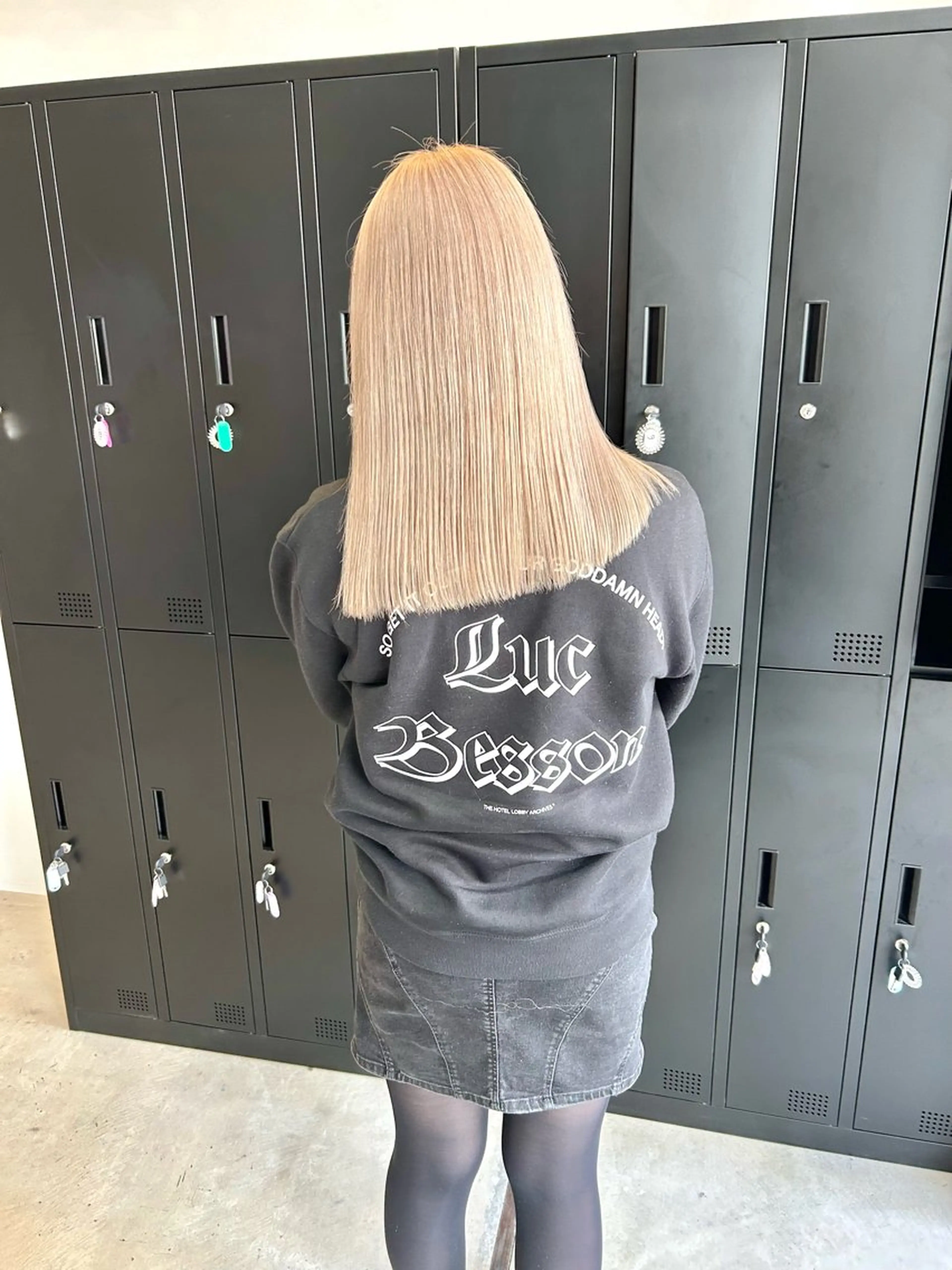 ミディアム カラー ヘアカラー トリートメント mood tatemachiのヘアスタイル
