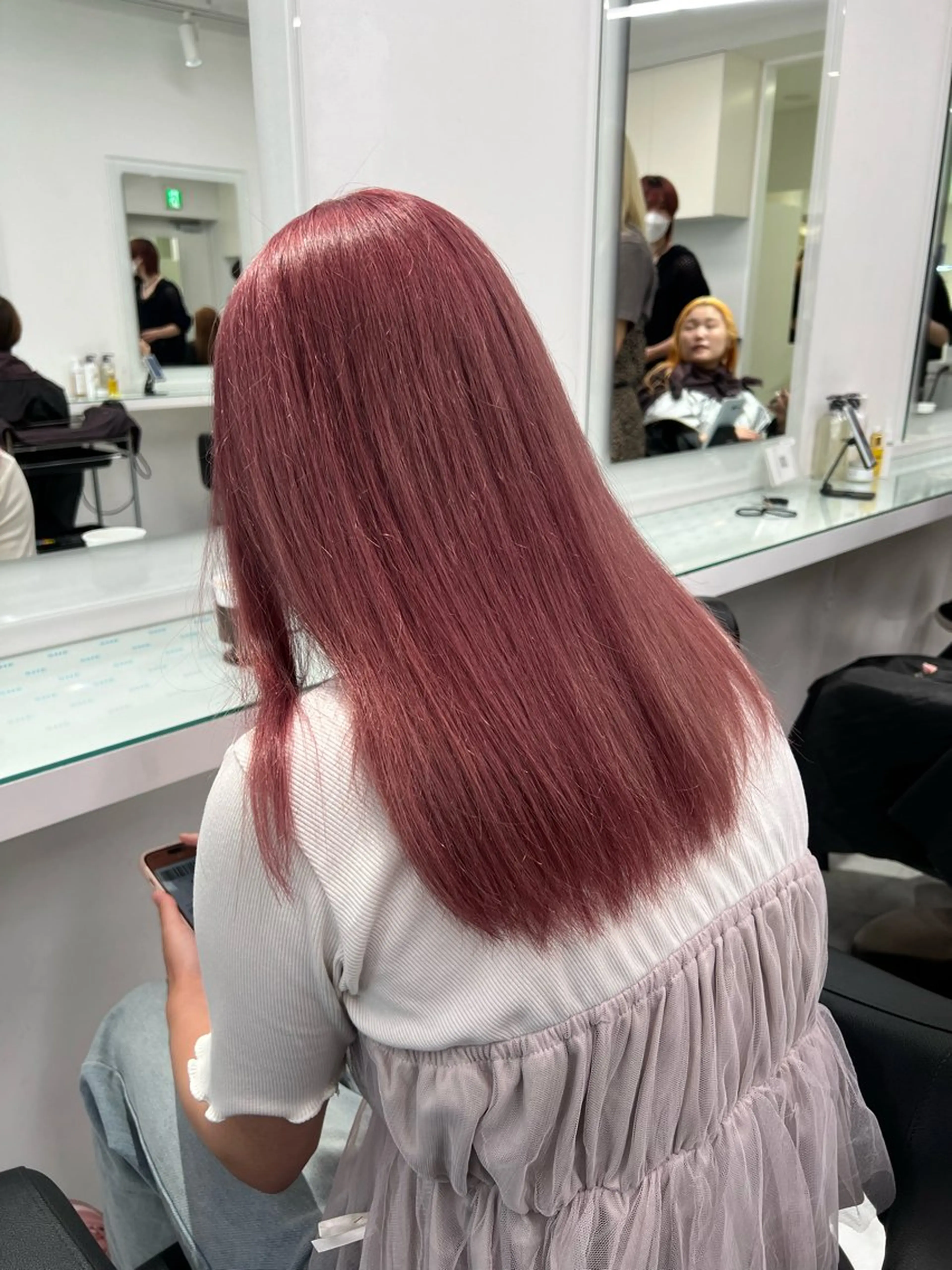 カラー ヘアカラー トリートメント ヘッドスパ ヘアセット ブリーチなし透明感 💗RYOTAのヘアスタイル