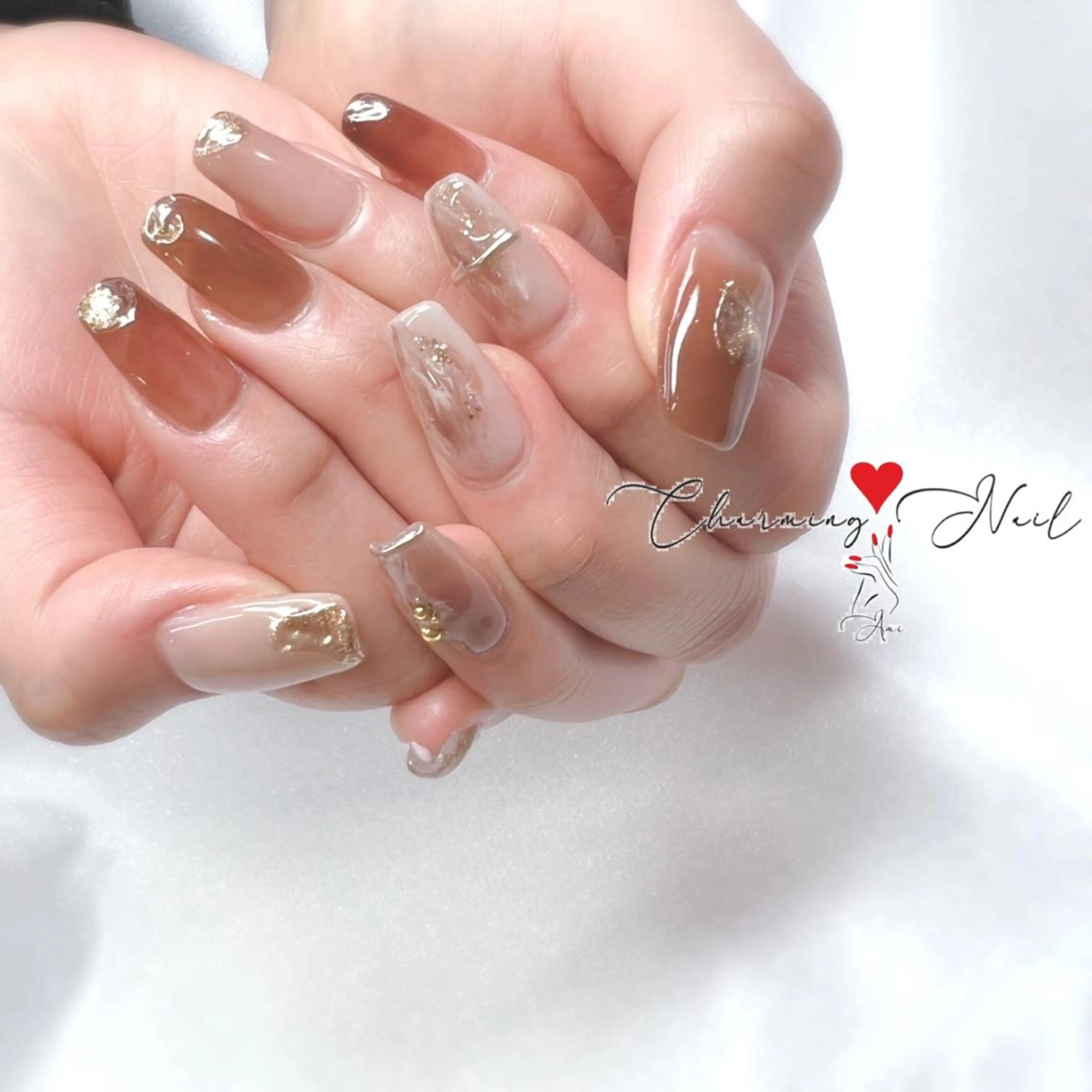 ネイル ラメ(グリッター) ミラーネイル 持ち込み ニュアンスネイル Charming❤️Nail所属・Nailist Amiのその他イメージ