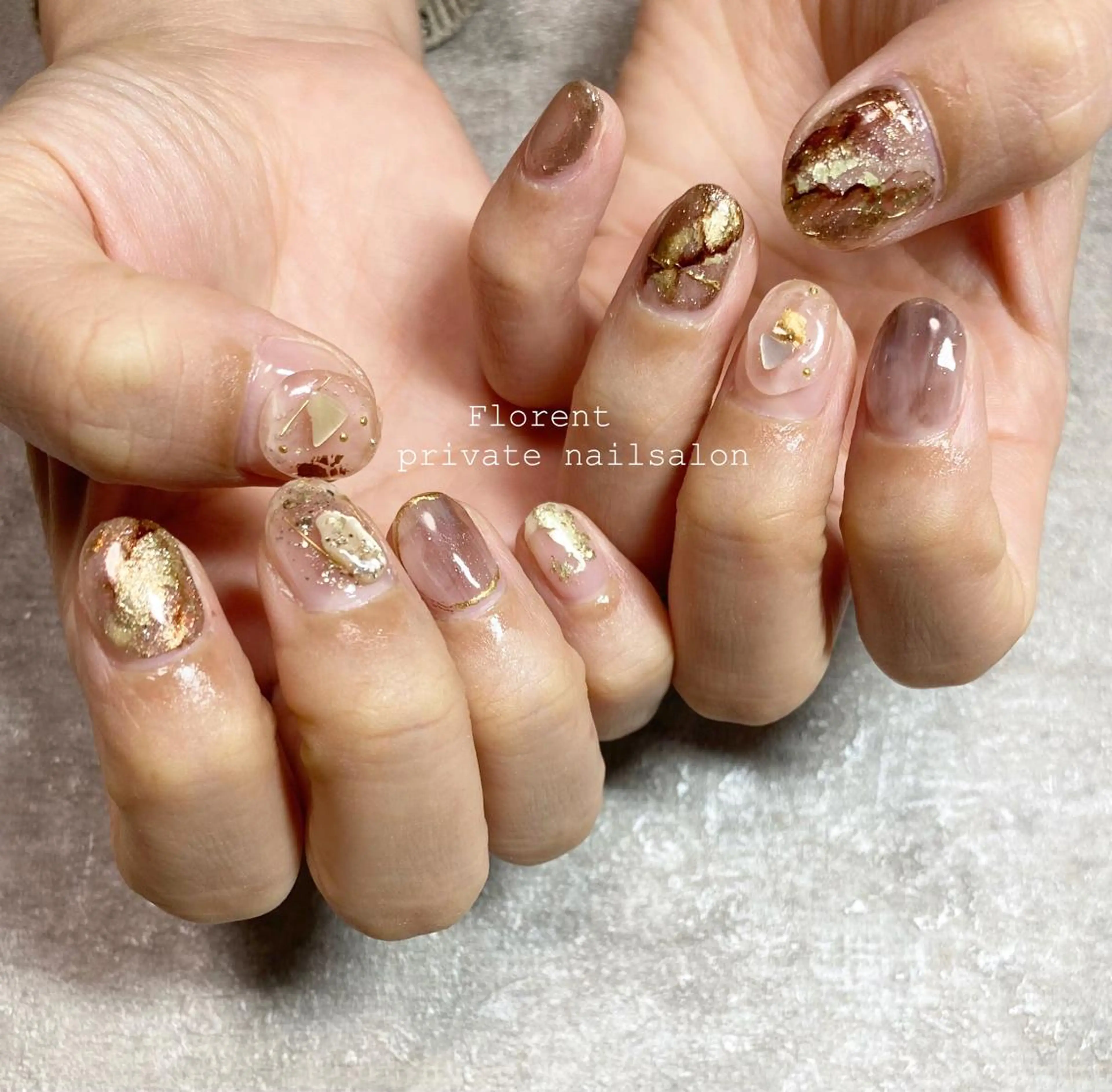 ネイル ハンドネイル florent nailのネイルデザイン